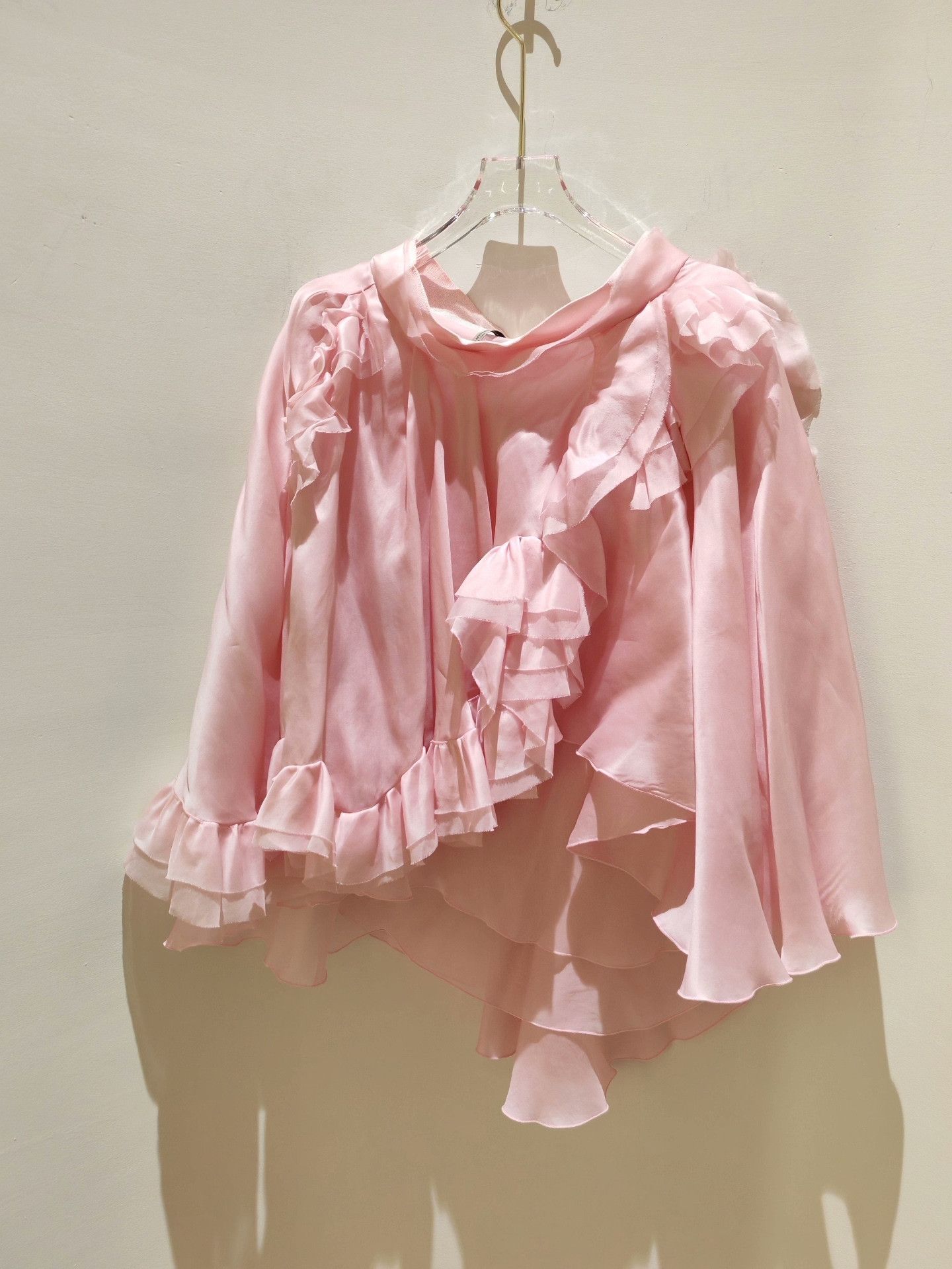 Ermanno Scervino Ermanno Scervino Pink Ruffle Skirt Size 40" / US 18 - 5 Thumbnail