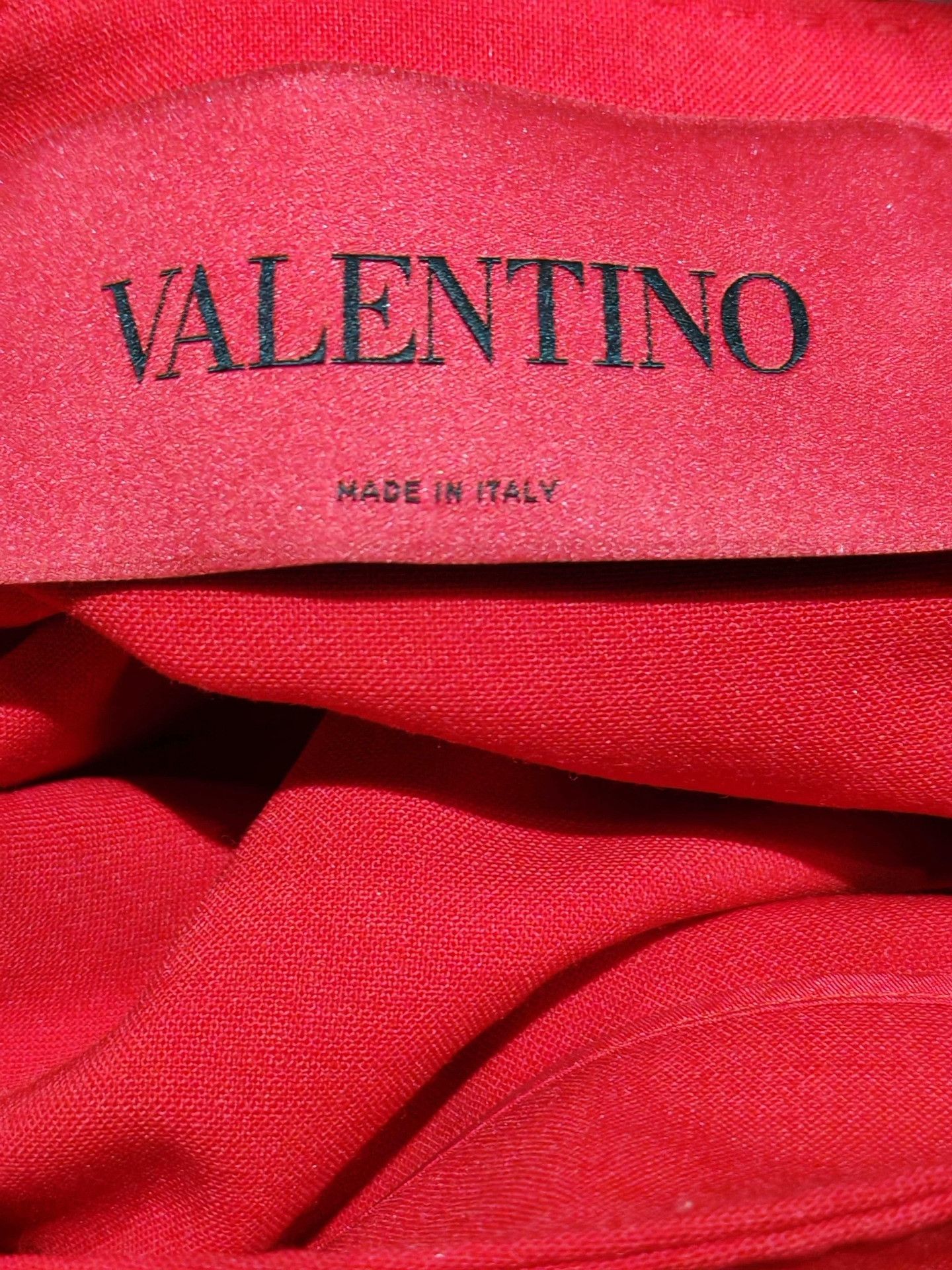 Valentino Valentino Red Shoulder 3D Bow A-Line Dress Size S / US 4 / IT 40 - 4 Thumbnail