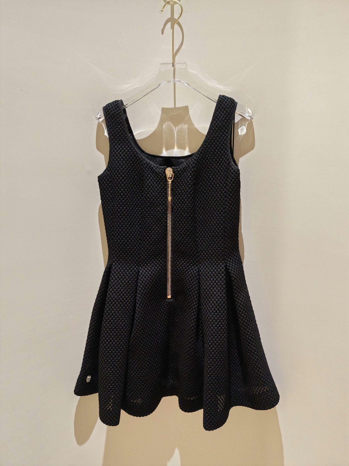 Philipp Plein Philipp Plein Black Honeycomb Texture Dress Size M / US 6-8 / IT 42-44 - 5 Thumbnail