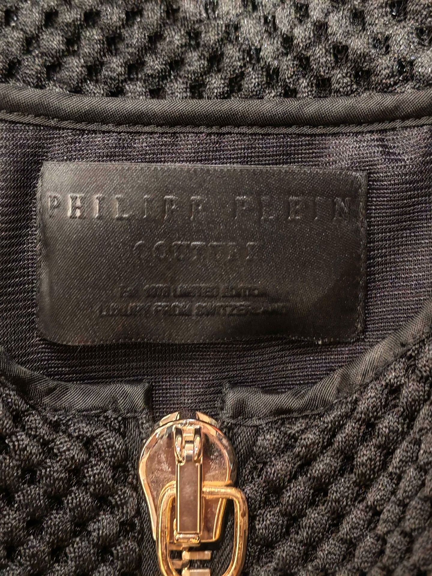 Philipp Plein Philipp Plein Black Honeycomb Texture Dress Size M / US 6-8 / IT 42-44 - 4 Thumbnail