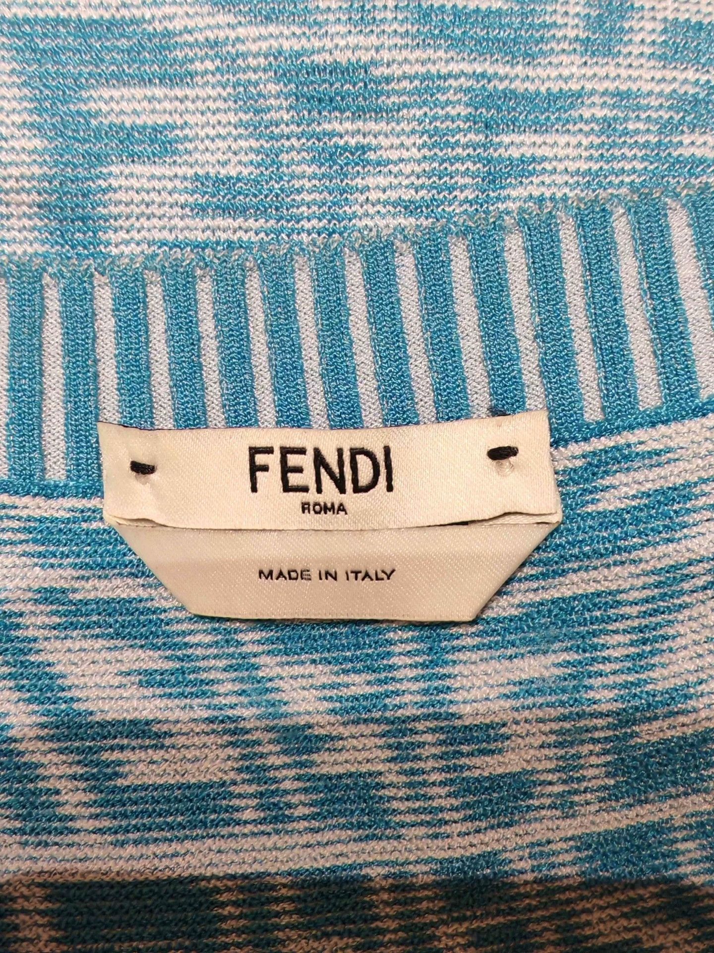 Fendi FENDI Full Logo Sleeveless Dress Size M / US 6-8 / IT 42-44 - 3 Thumbnail