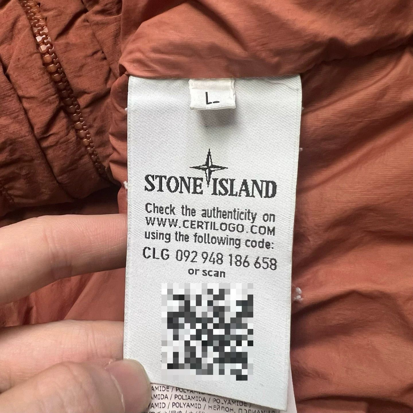 Stone Island Stone Island Down Jacket Size L Size US L / EU 52-54 / 3 - 4 Thumbnail