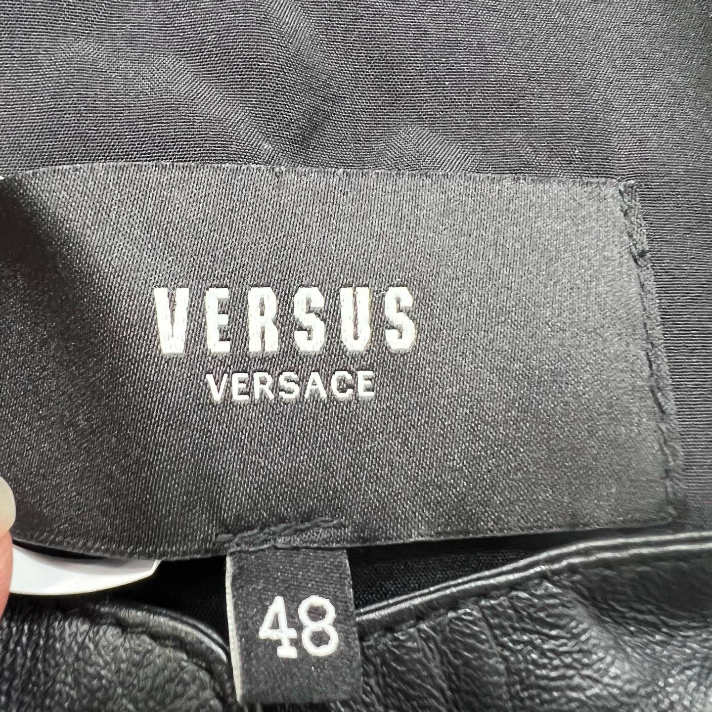 Versace Versace Leather Jacket Size 48 Size US M / EU 48-50 / 2 - 3 Thumbnail