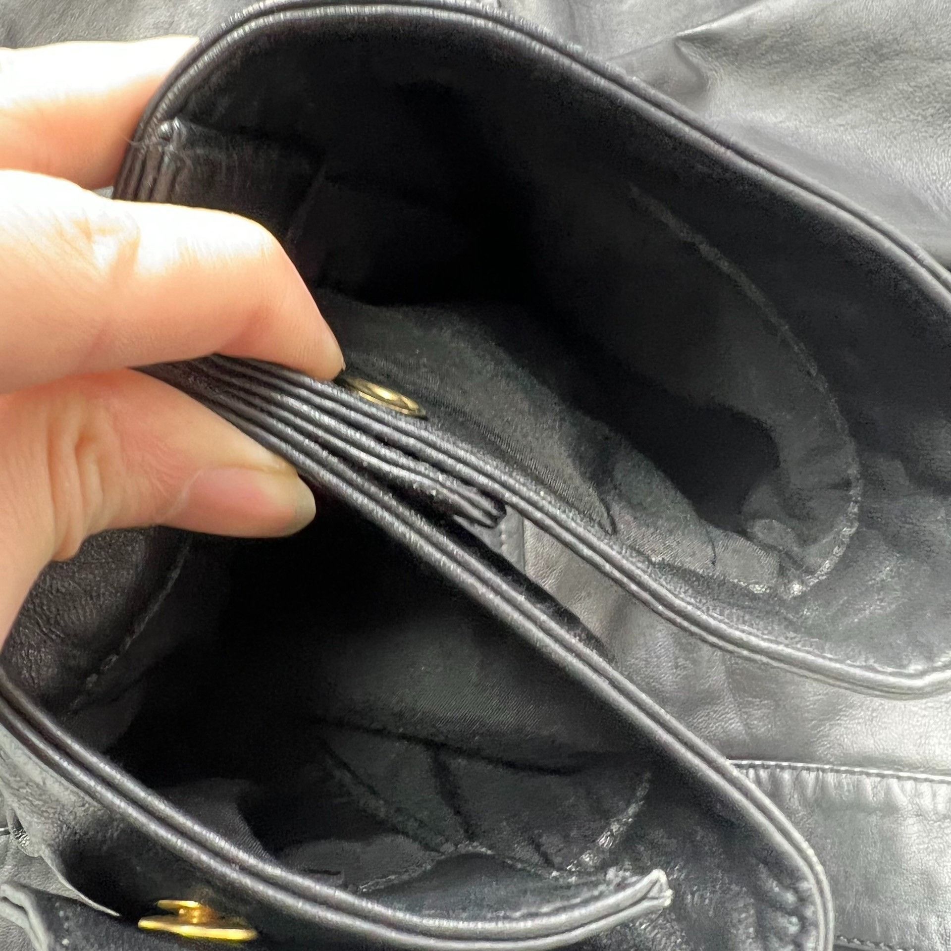 Versace Versace Leather Jacket Size 48 Size US M / EU 48-50 / 2 - 6 Thumbnail