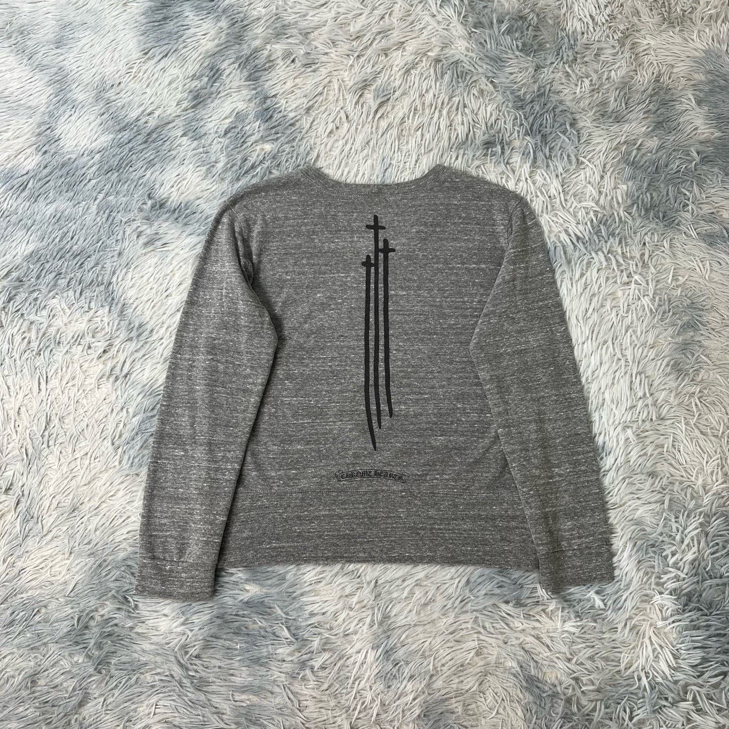 Chrome Hearts Chrome Hearts Gray Sword Sweatshirt Size US M / EU 48-50 / 2 - 2 Thumbnail