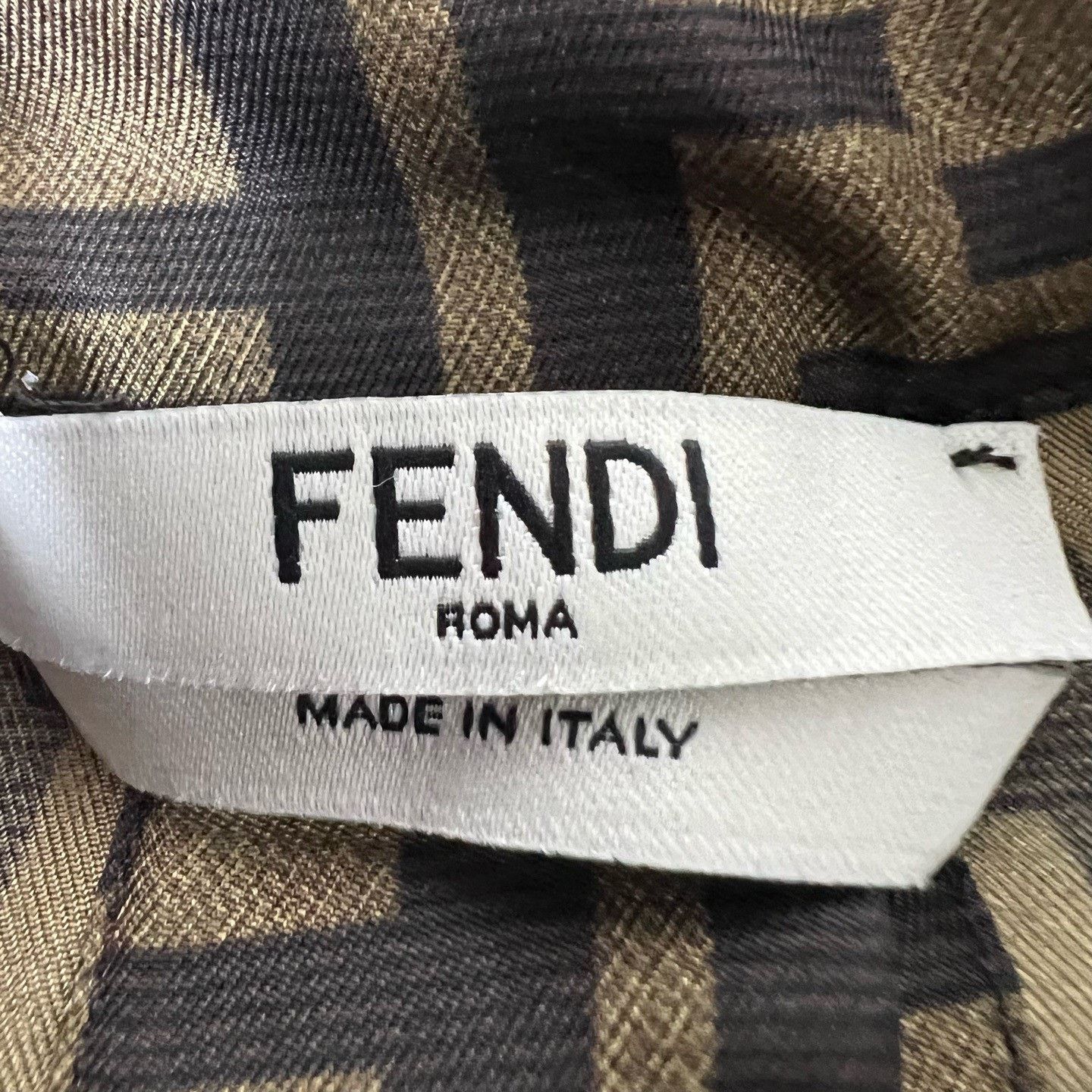 Fendi Fendi All-Over Print Long-Sleeve Shirt Size S / US 4 / IT 40 - 3 Thumbnail