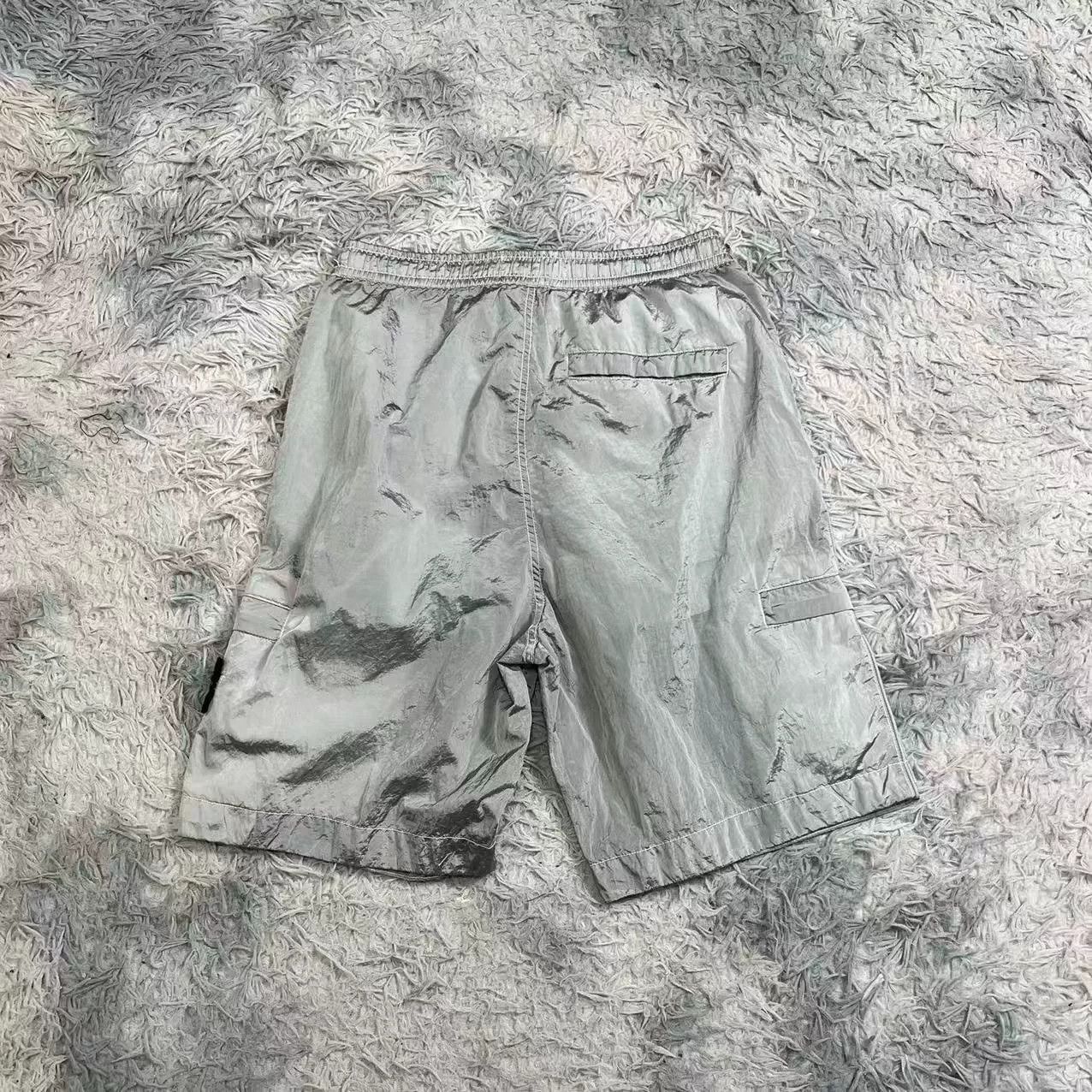 Stone Island Stone Island Metallic Nylon Shorts Size US 31 - 2 Thumbnail