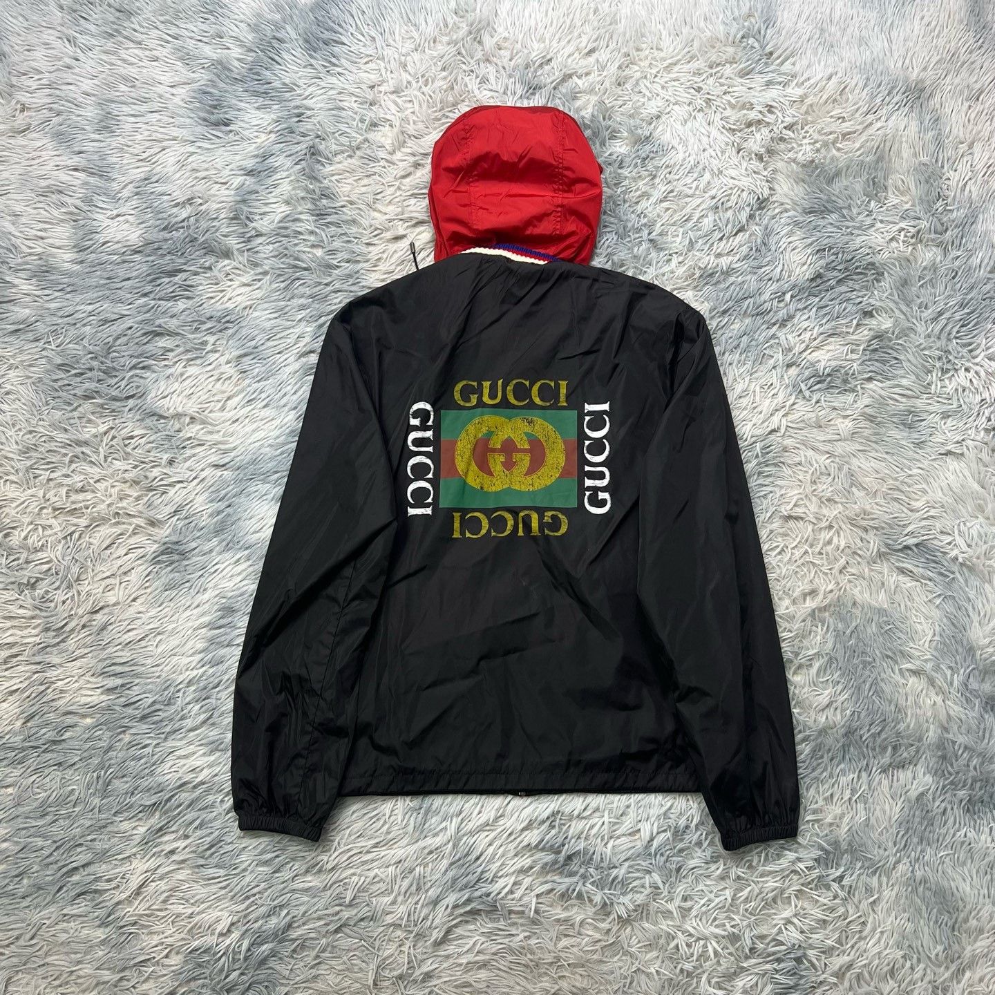 Gucci Gucci Distressed Back Windbreaker Size US M / EU 48-50 / 2 - 2 Thumbnail