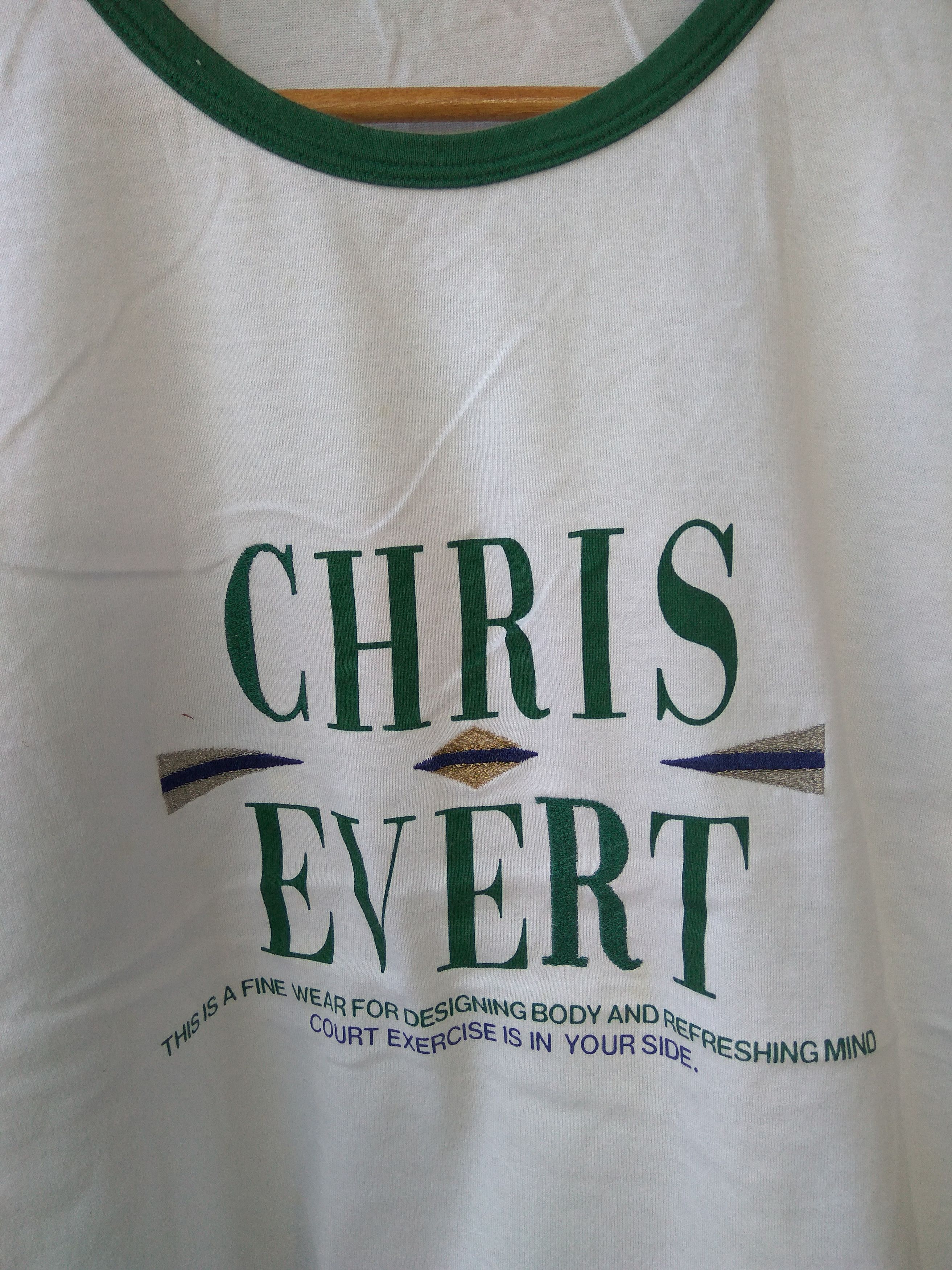 Japanese Brand 🔥 Vintage Christ Evert t shirt embroidery spell out Size US M / EU 48-50 / 2 - 3 Thumbnail