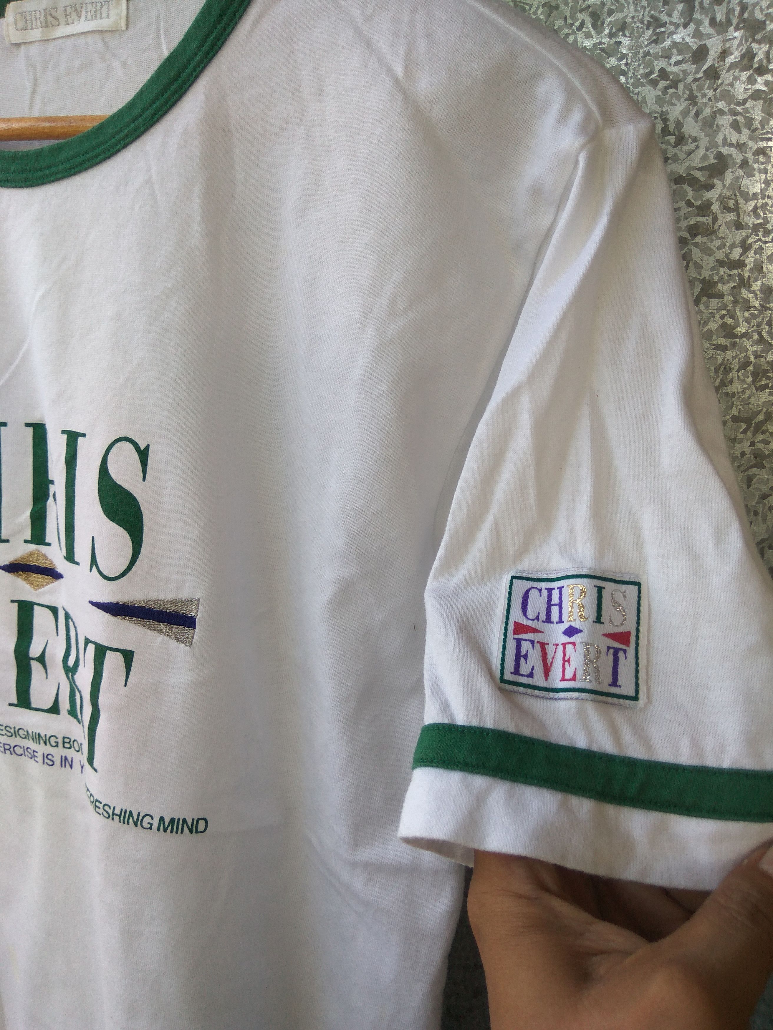Japanese Brand 🔥 Vintage Christ Evert t shirt embroidery spell out Size US M / EU 48-50 / 2 - 4 Thumbnail