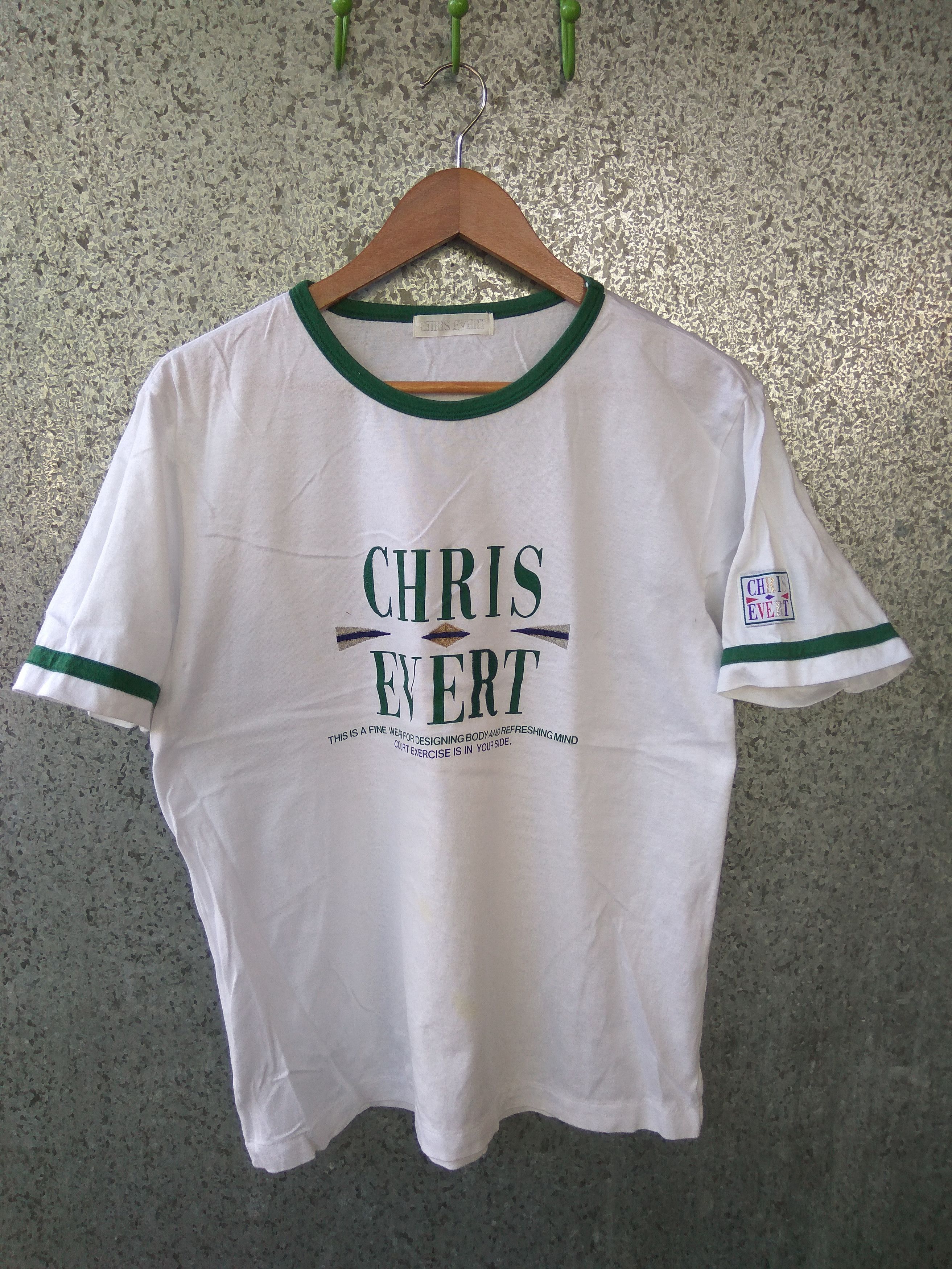 Japanese Brand 🔥 Vintage Christ Evert t shirt embroidery spell out Size US M / EU 48-50 / 2 - 1 Thumbnail
