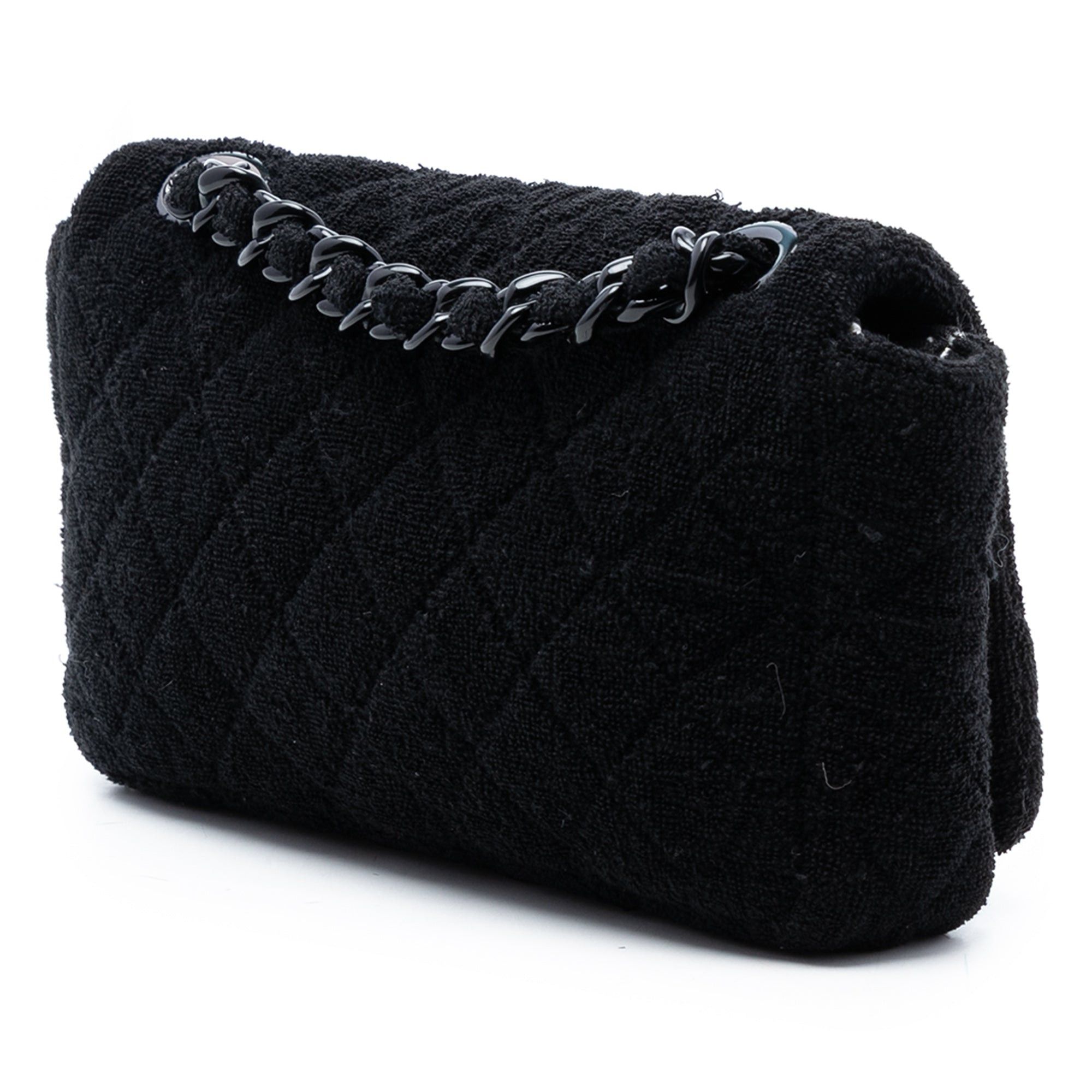 Chanel CC Quilted Terry Cloth Flap Size ONE SIZE - 2 Thumbnail