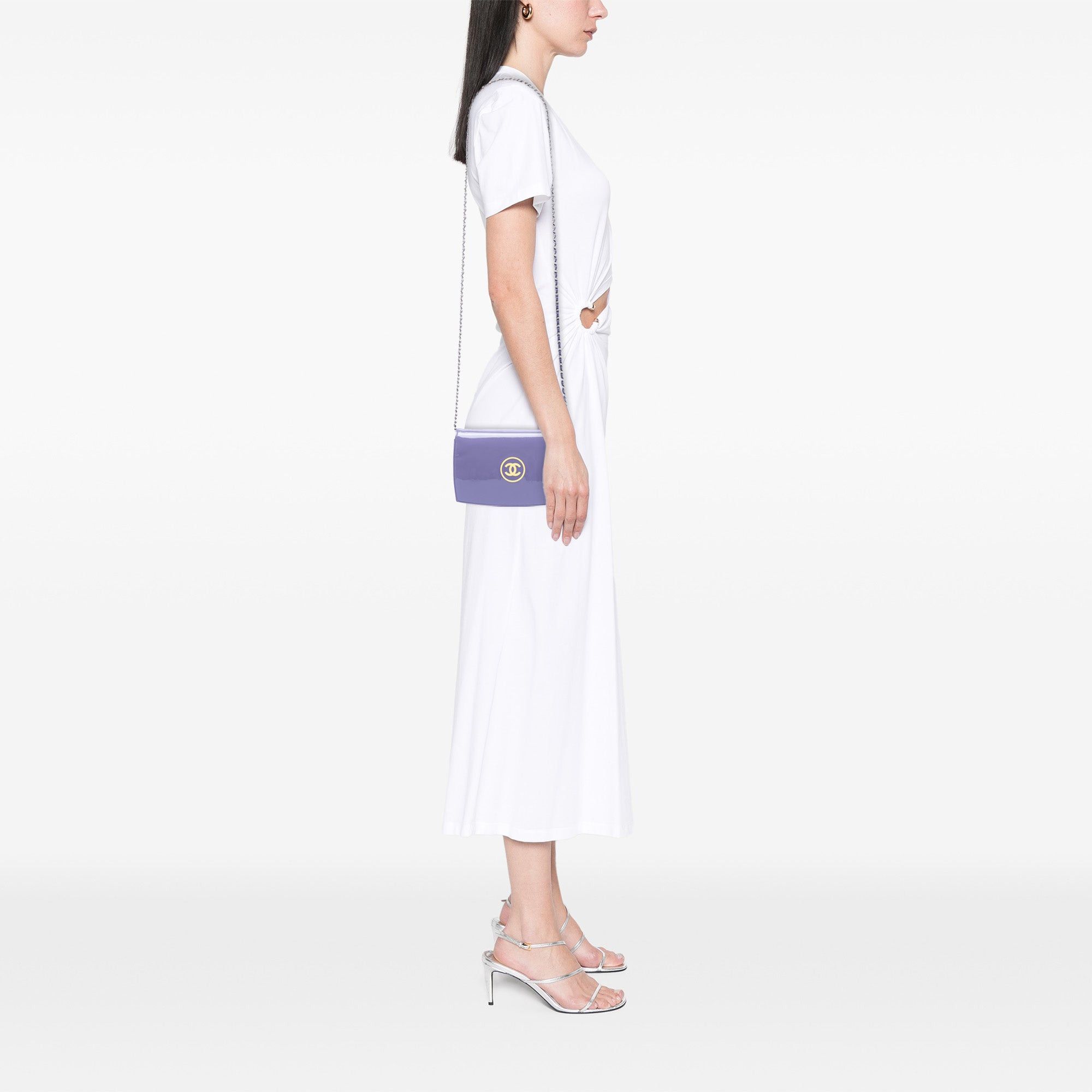 Chanel CC Patent Wallet On Chain Size ONE SIZE - 7 Thumbnail