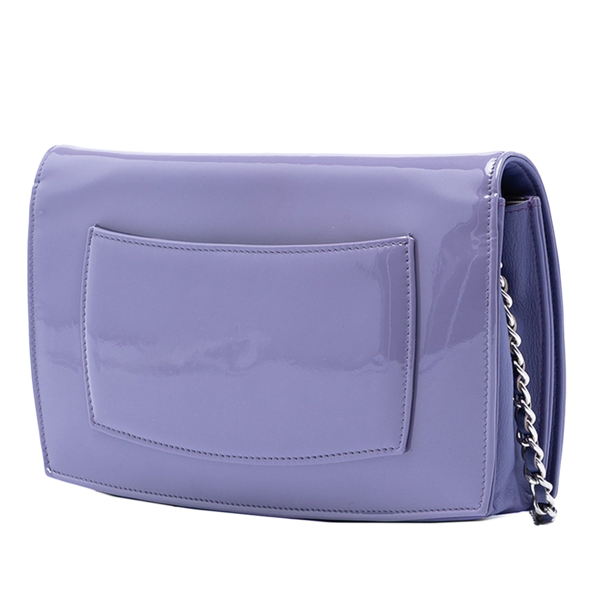 Chanel CC Patent Wallet On Chain Size ONE SIZE - 2 Thumbnail