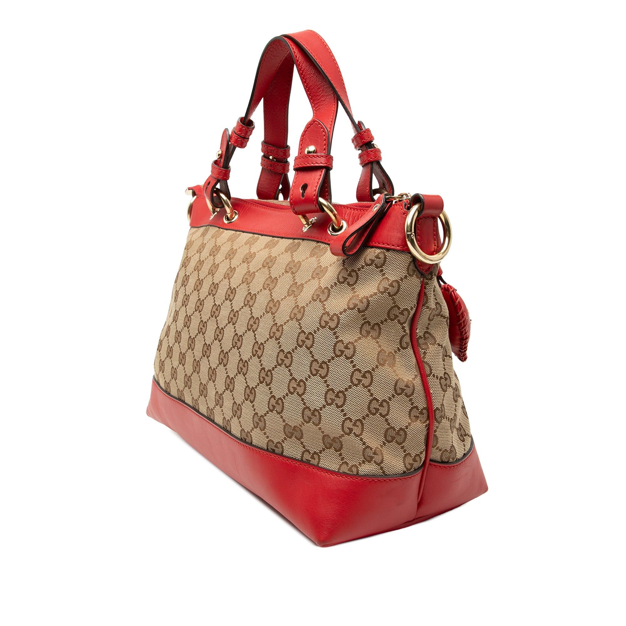 Gucci GG Canvas Valentine Satchel Size ONE SIZE - 2 Thumbnail