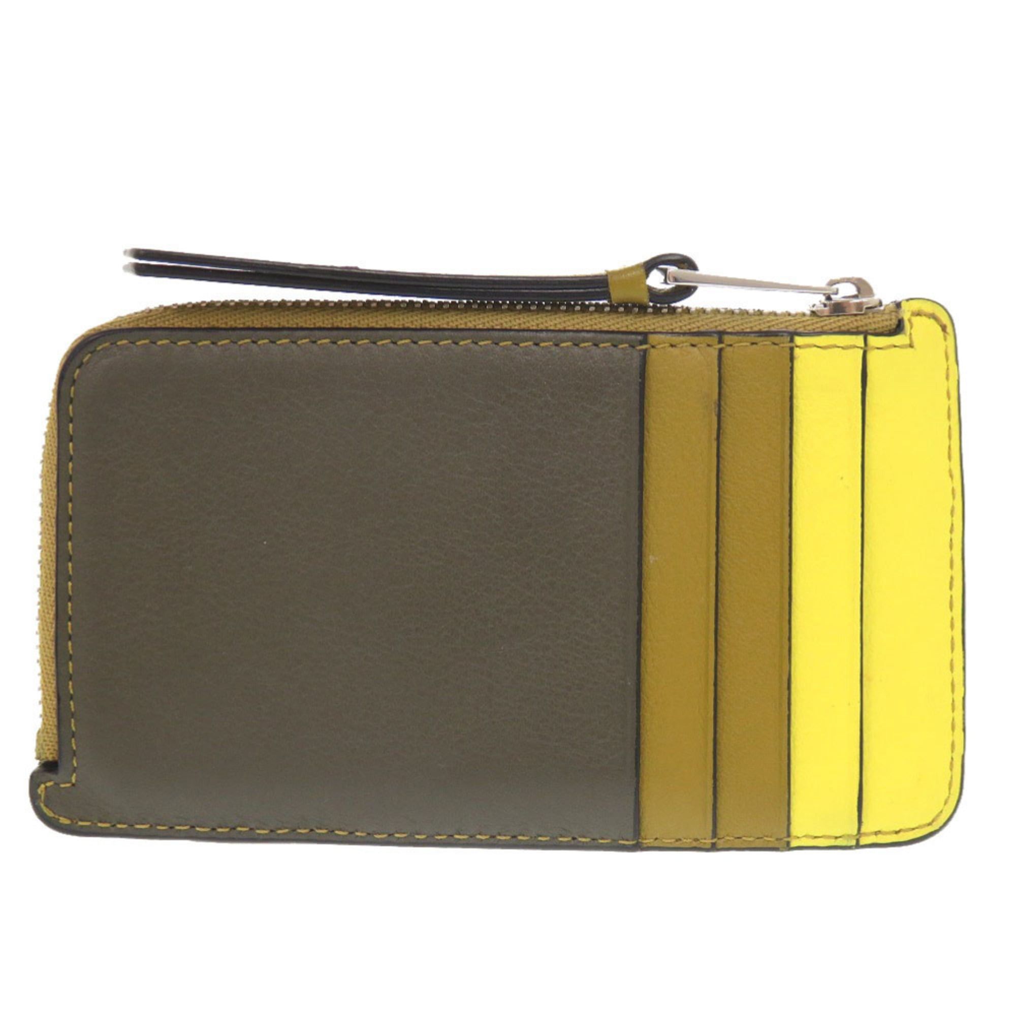 Loewe Loewe Puzzle Coin Card Holder, Leather, Multicolor, Wallet/Coin Case, Business Holder/Card 1031LOEWE Size ONE SIZE - 3 Thumbnail