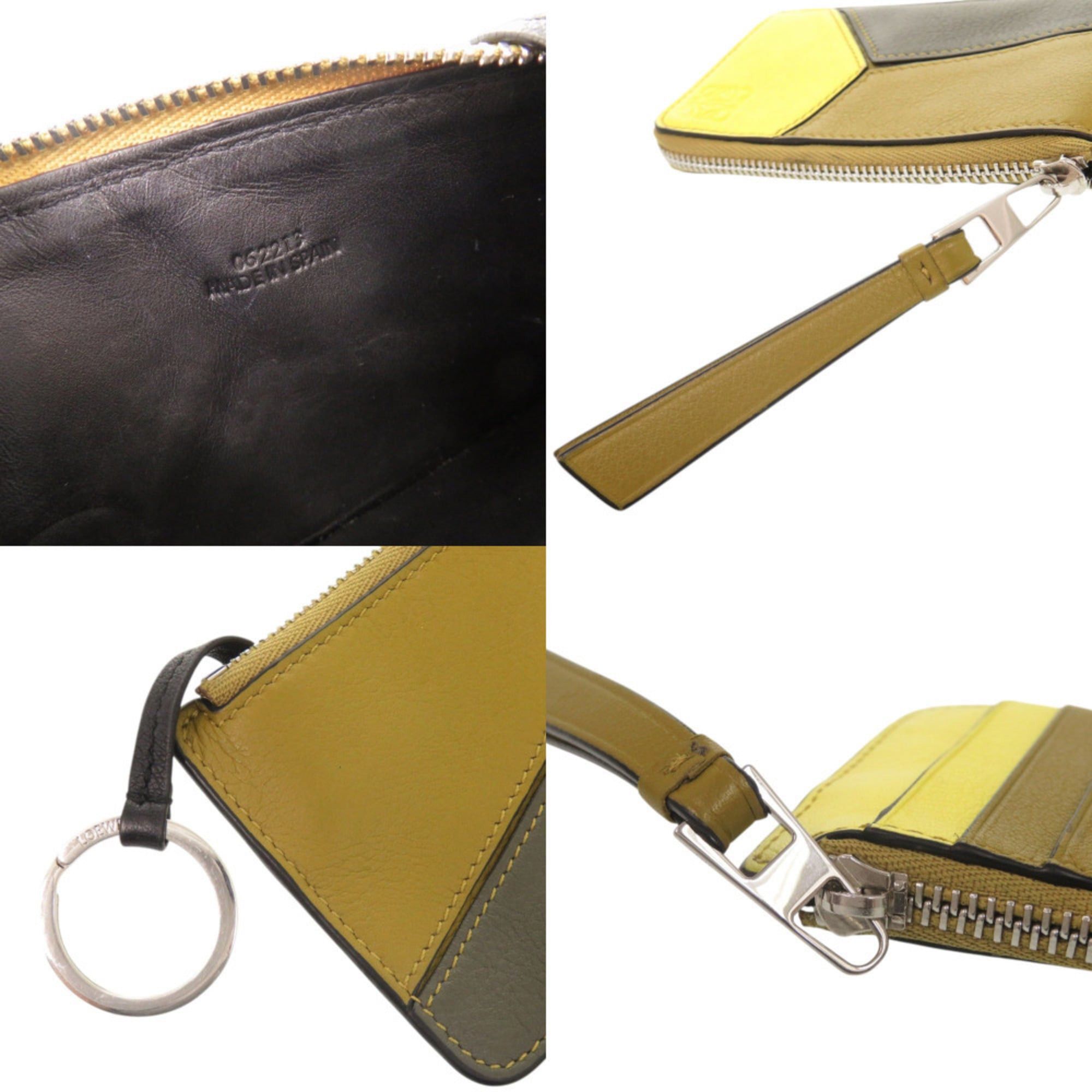 Loewe Loewe Puzzle Coin Card Holder, Leather, Multicolor, Wallet/Coin Case, Business Holder/Card 1031LOEWE Size ONE SIZE - 7 Thumbnail