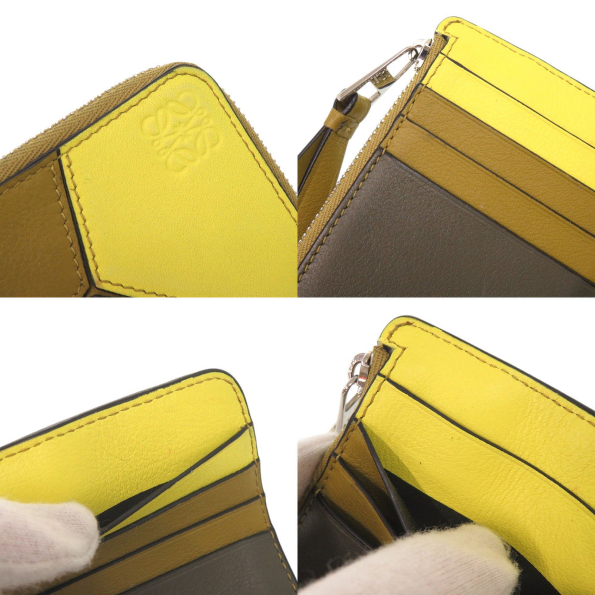 Loewe Loewe Puzzle Coin Card Holder, Leather, Multicolor, Wallet/Coin Case, Business Holder/Card 1031LOEWE Size ONE SIZE - 8 Thumbnail
