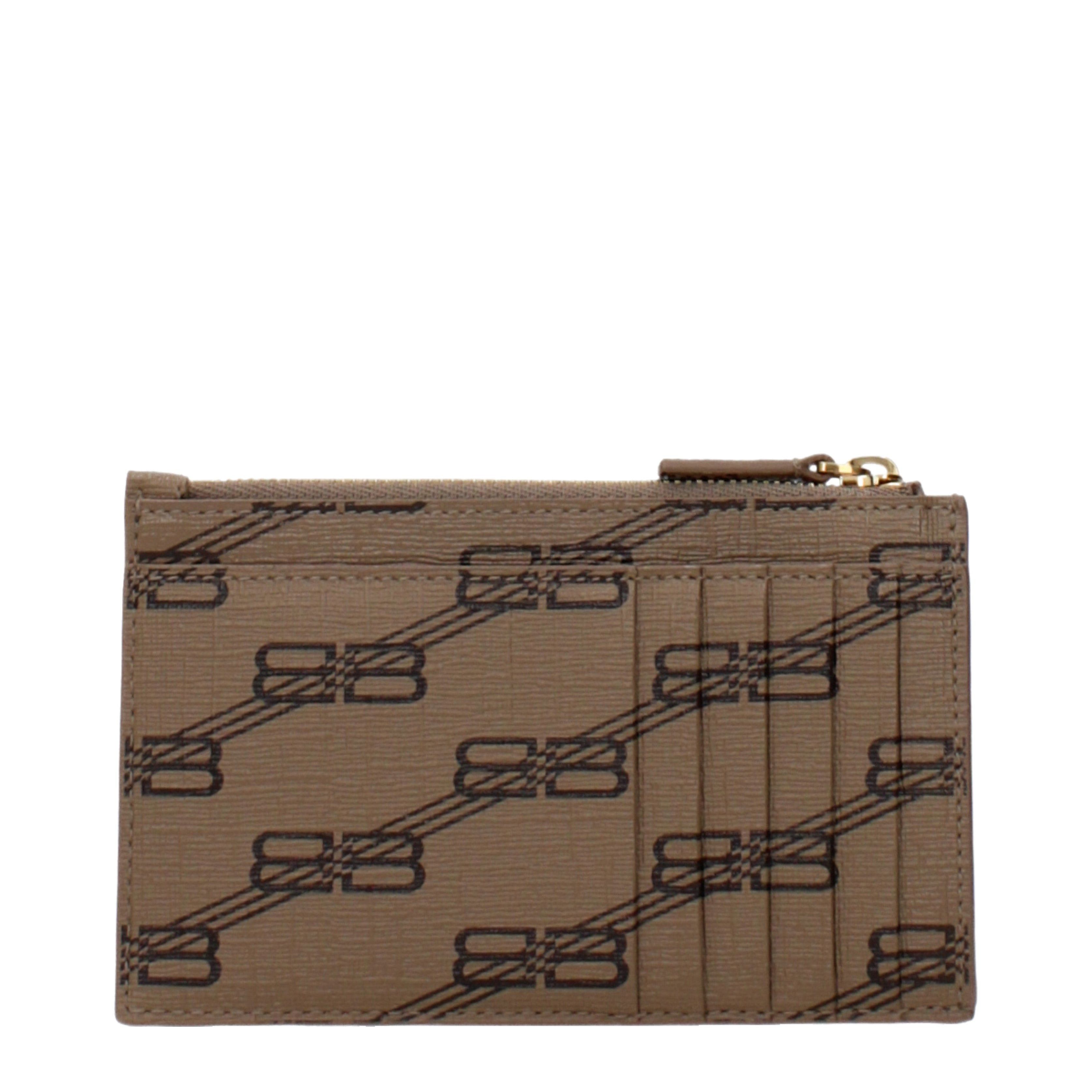 Balenciaga Balenciaga Coin Purses Men Leather Brown/Mud Size ONE SIZE - 2 Thumbnail