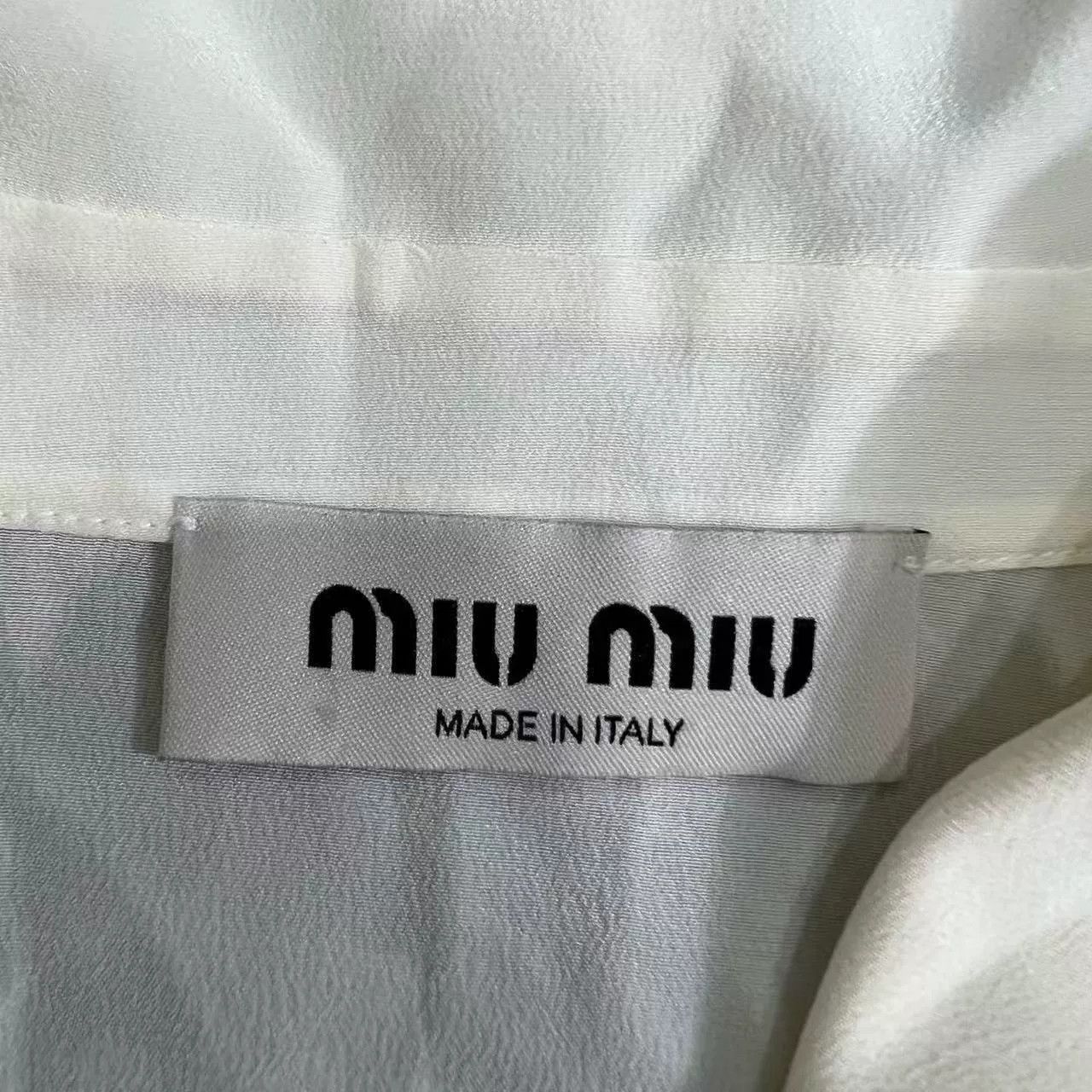 Miu Miu Miu Miu Women's Shirt Size 40 Size S / US 4 / IT 40 - 3 Thumbnail