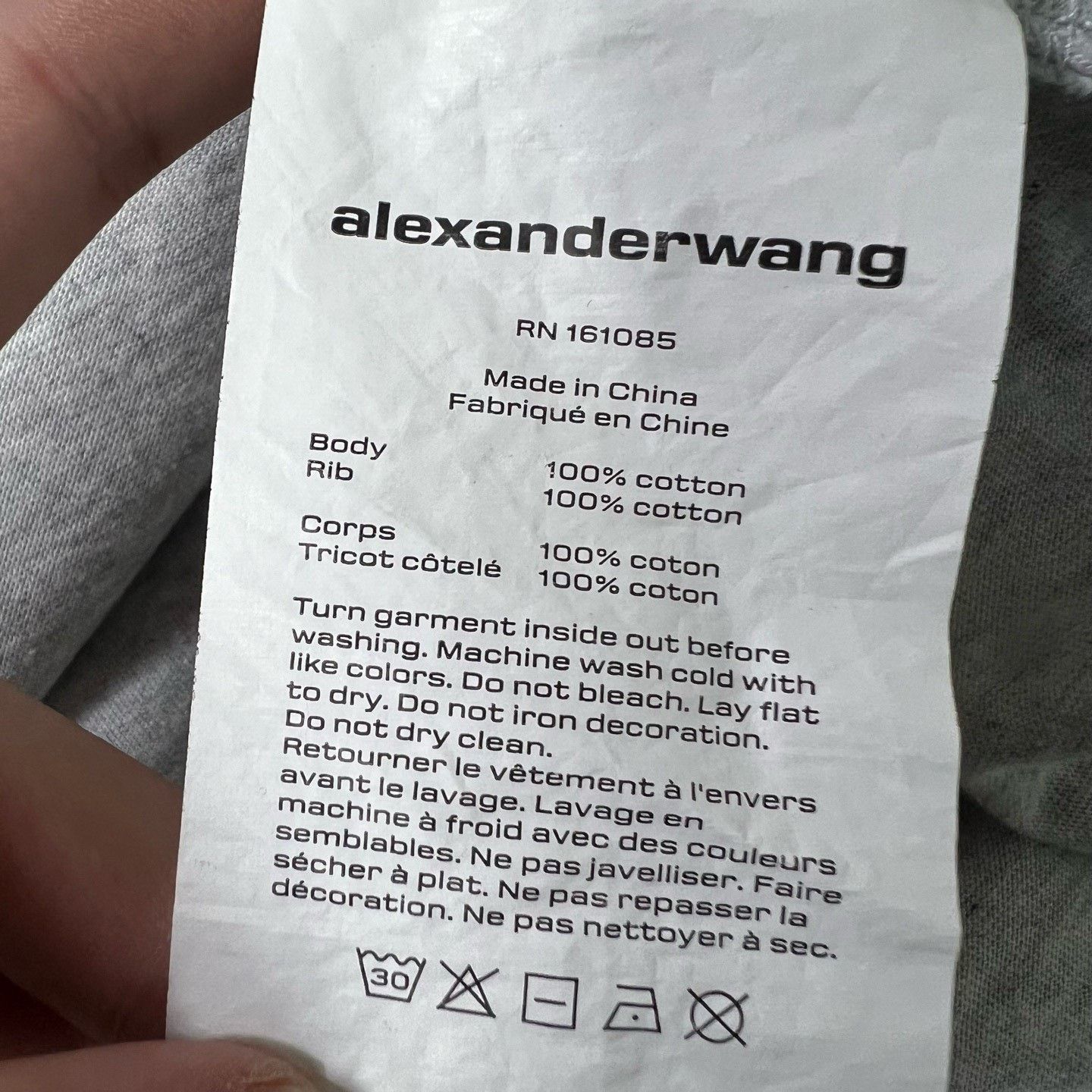 Alexander Wang Alexander Wang Short-Sleeve T-Shirt L Size US L / EU 52-54 / 3 - 4 Thumbnail