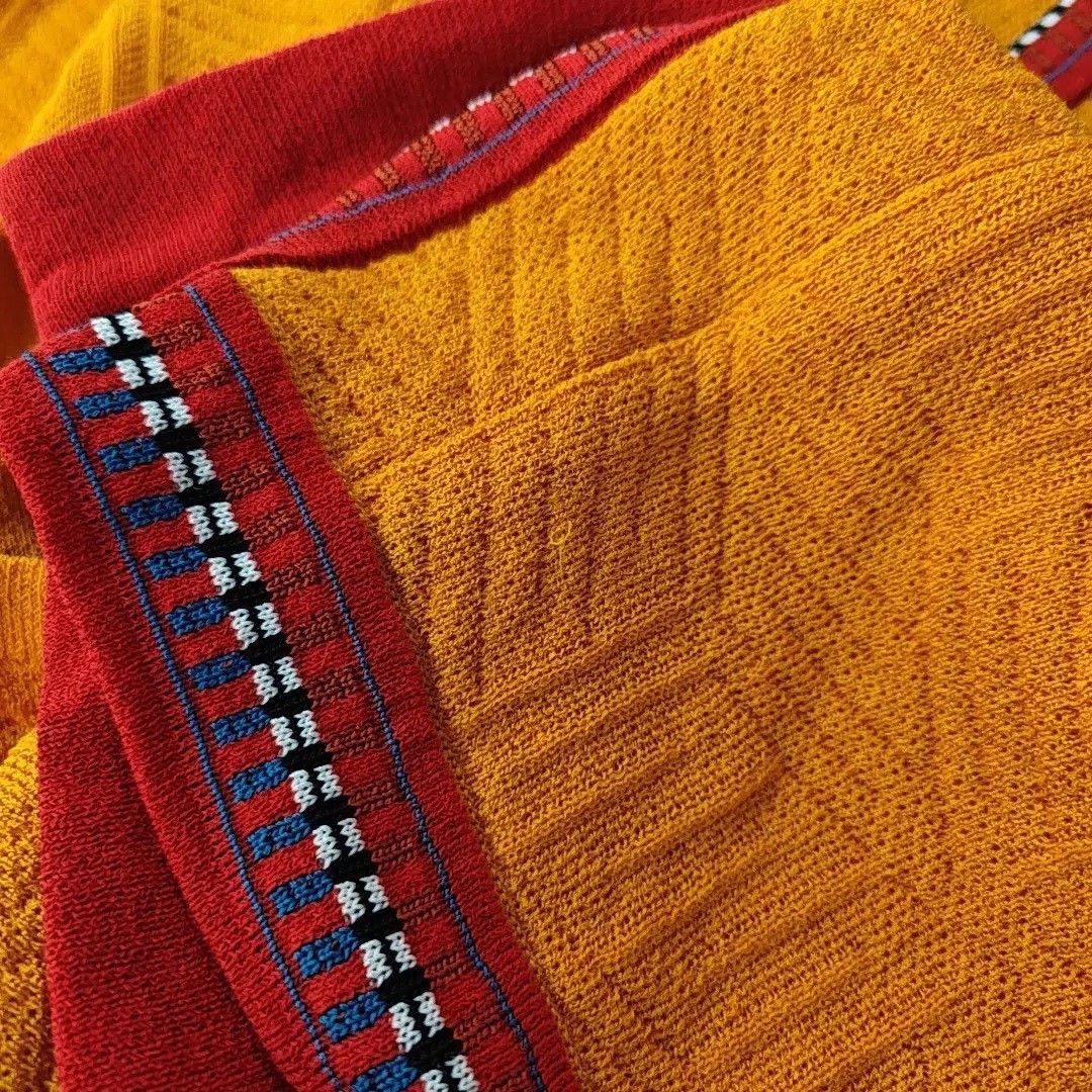 Yves Saint Laurent Saint Laurent Orange Knit Cardigan Size US M / EU 48-50 / 2 - 6 Thumbnail
