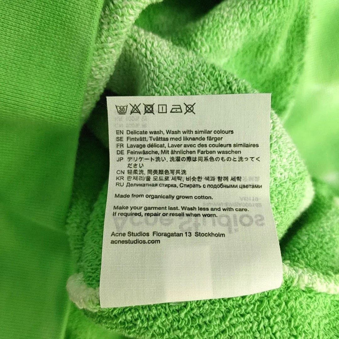 Acne Studios Acne Studios Green Heart Tie-Dye Sweatshirt Size XS / US 0-2 / IT 36-38 - 4 Thumbnail
