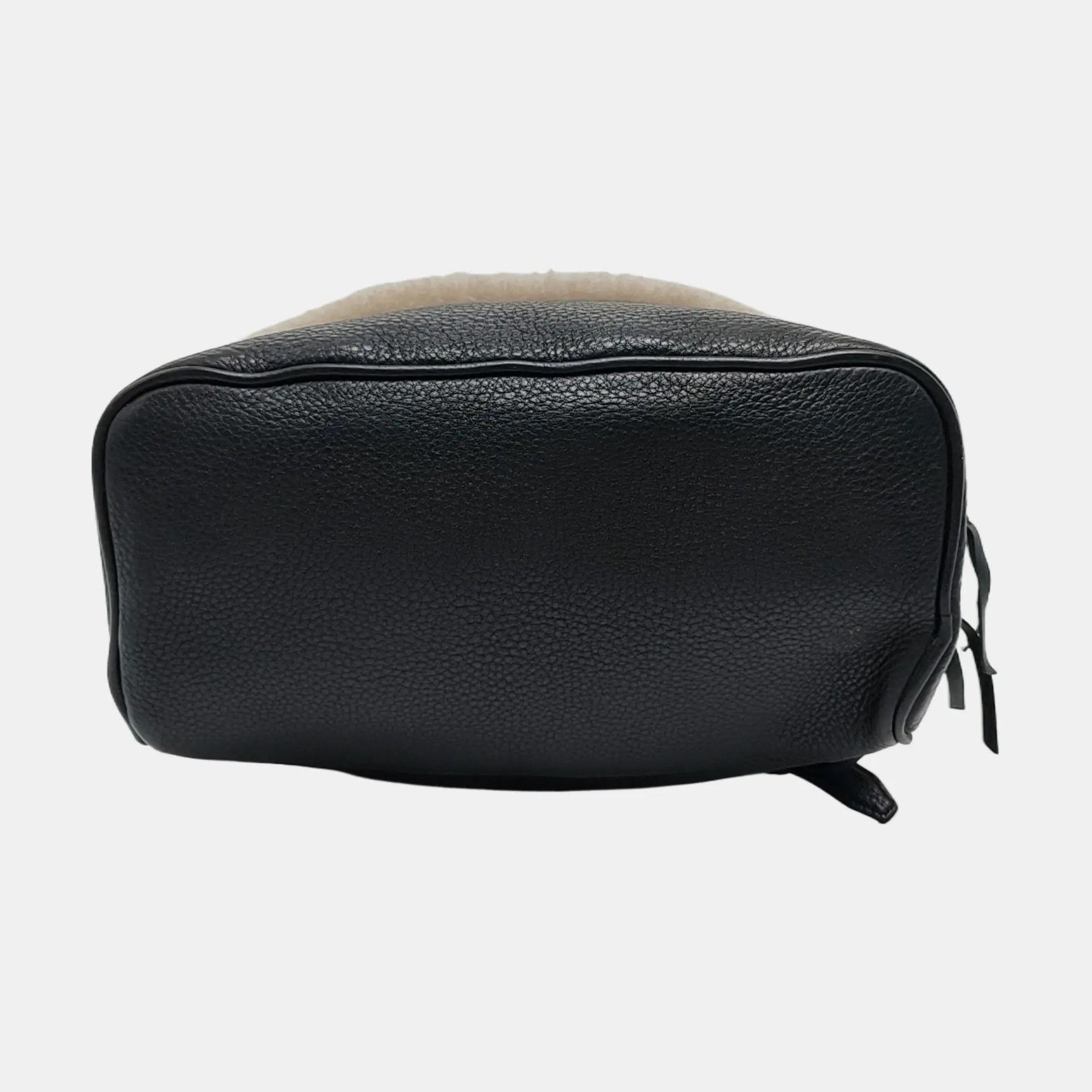 Michael Kors Michael Kors Black Sheepskin Patchwork Backpack Size ONE SIZE - 8 Thumbnail