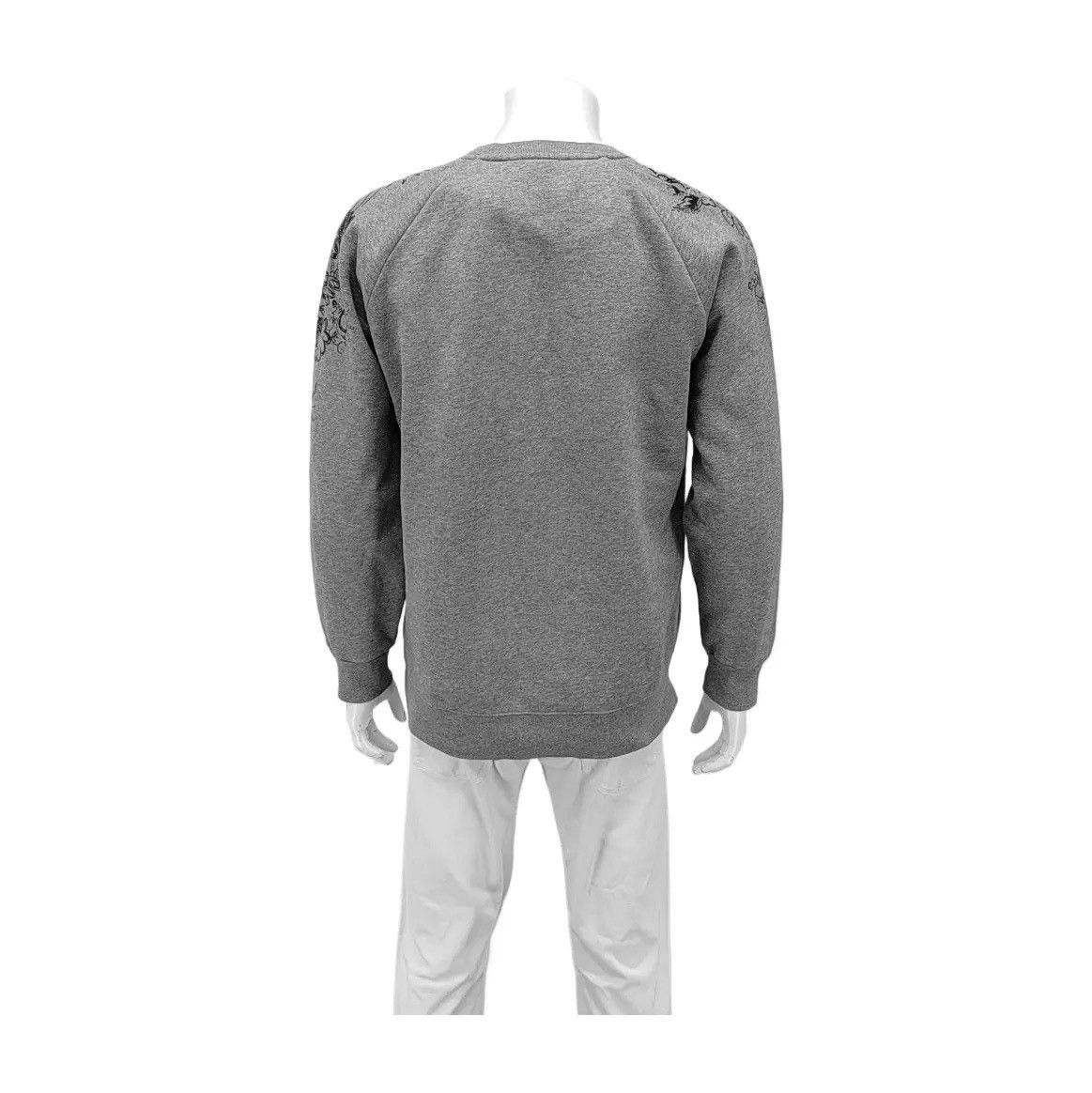 Burberry Burberry Men's Gray Graffiti Sweatshirt Size US M / EU 48-50 / 2 - 2 Thumbnail