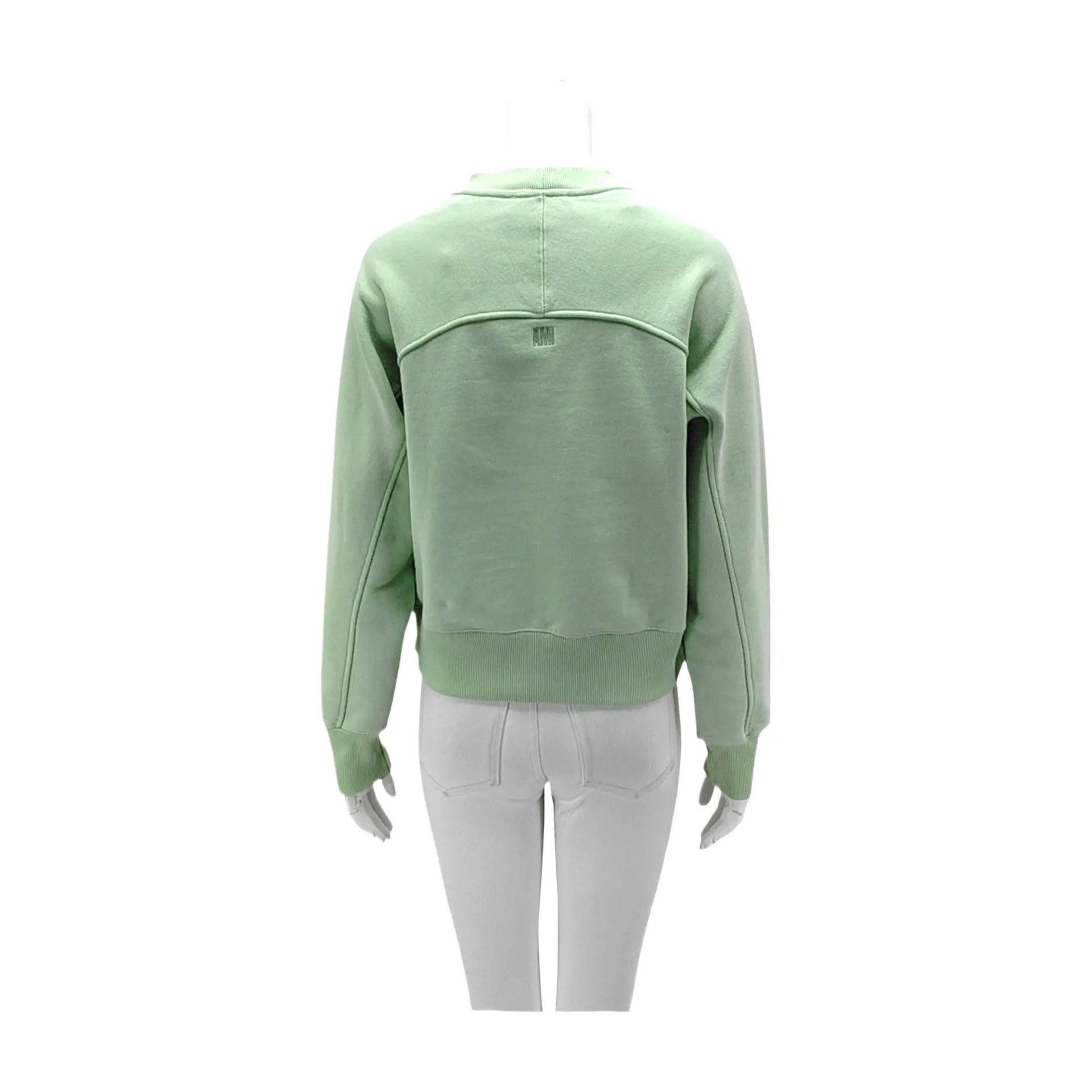 AMI AMI Green Heart Embroidered Hoodie Size XS / US 0-2 / IT 36-38 - 2 Thumbnail