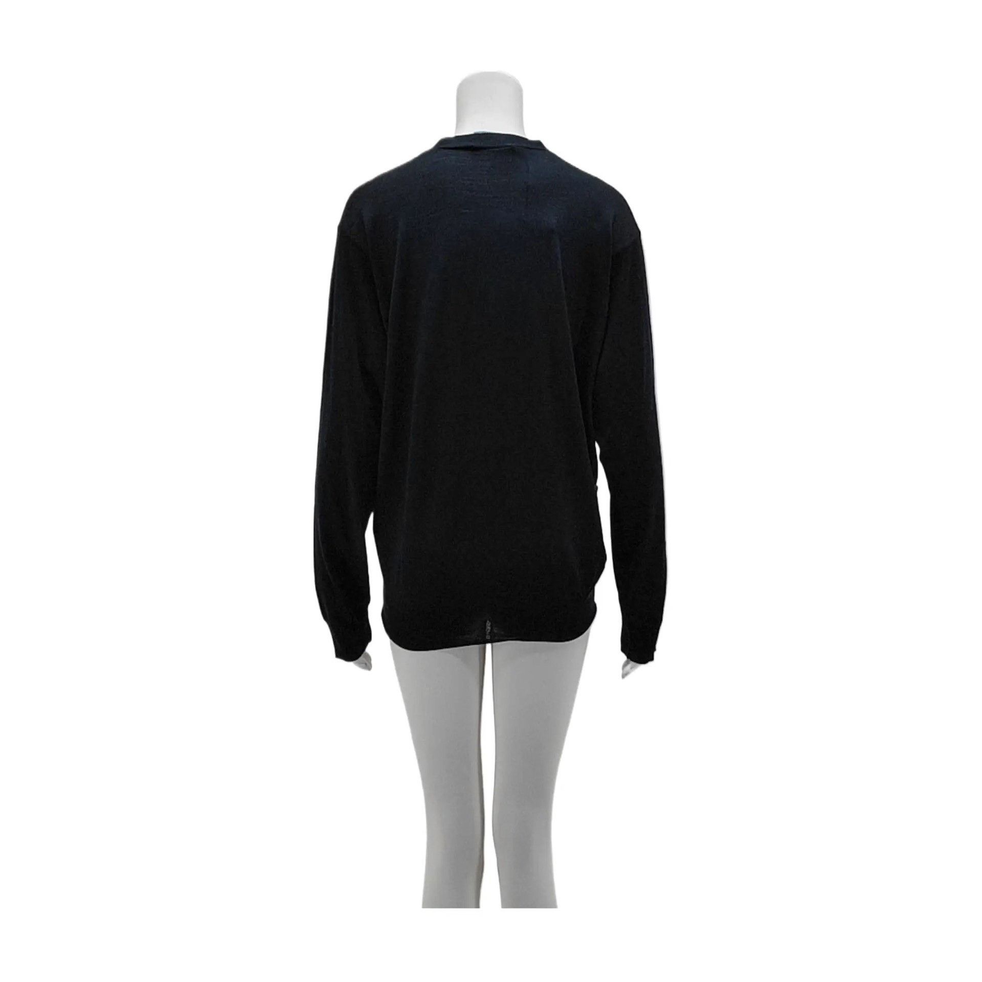 Prada Prada Virgin Wool V-Neck Cardigan Size S / US 4 / IT 40 - 2 Thumbnail