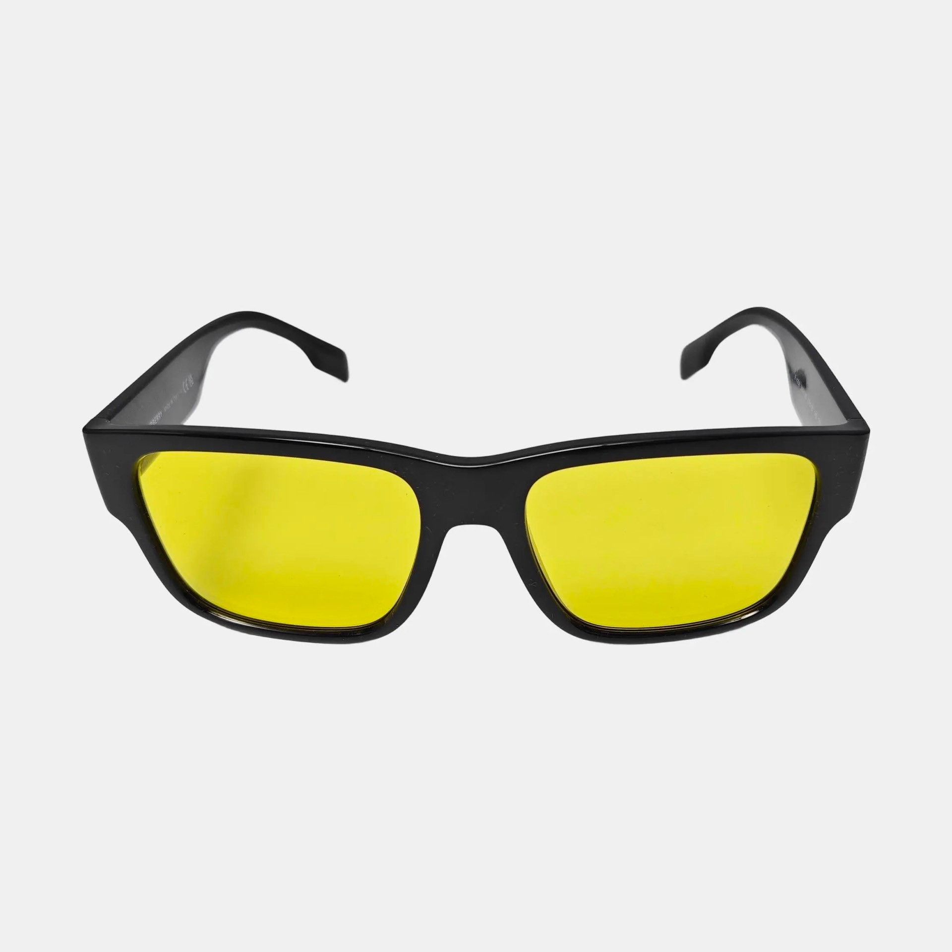 Burberry Burberry Black Frame Yellow Lens Sunglasses Size ONE SIZE - 2 Thumbnail