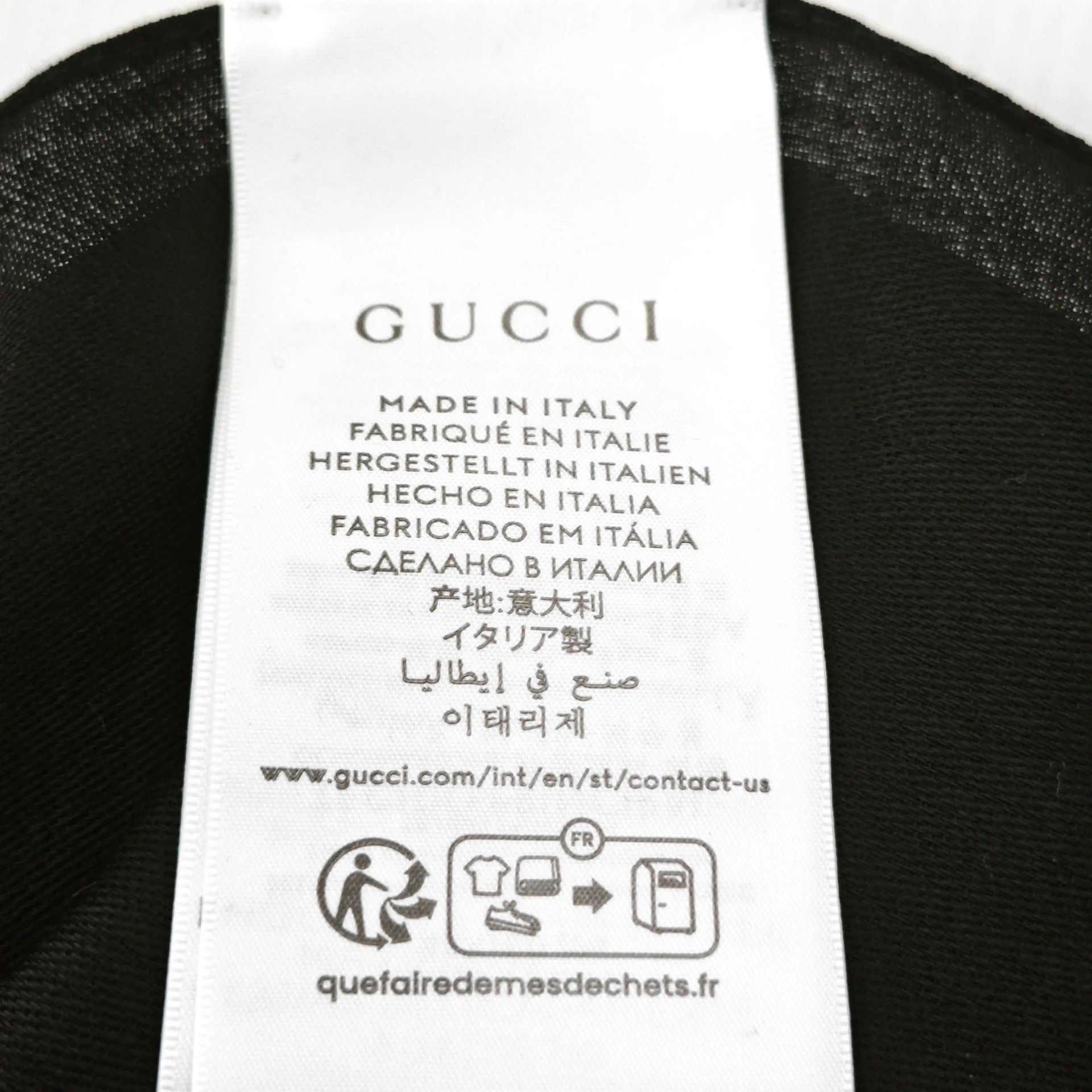 Gucci Gucci Black Wool Scarf Size ONE SIZE - 4 Thumbnail