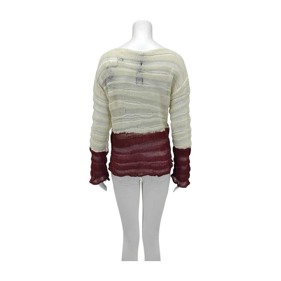 Bottega Veneta BOTTEGA VENETA Silk Long-Sleeve Pullover Size M / US 6-8 / IT 42-44 - 2 Thumbnail