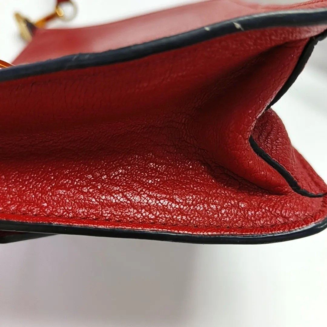 Miu Miu Miu Miu Red Cowhide Crossbody Bag Size ONE SIZE - 6 Thumbnail