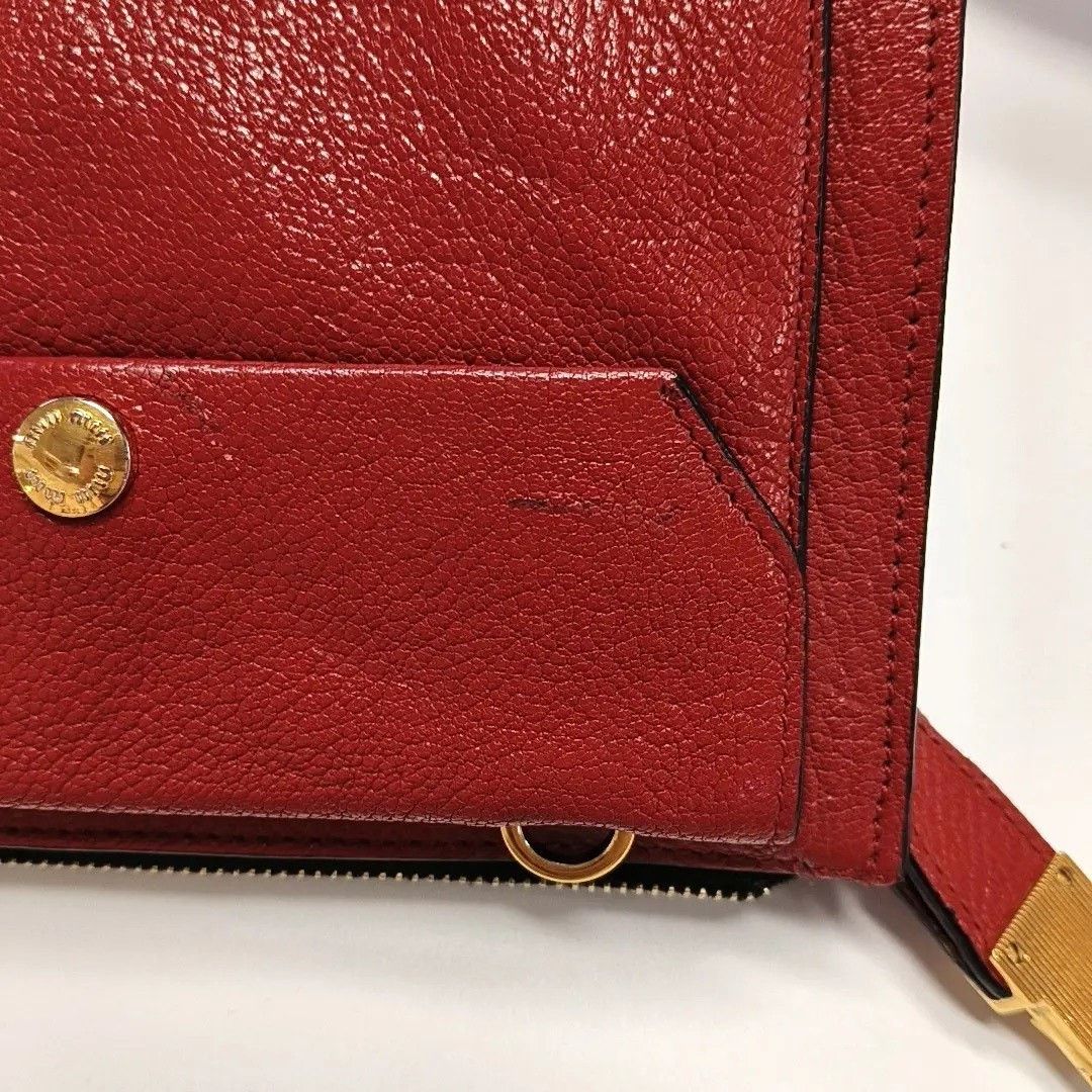 Miu Miu Miu Miu Red Cowhide Crossbody Bag Size ONE SIZE - 8 Thumbnail