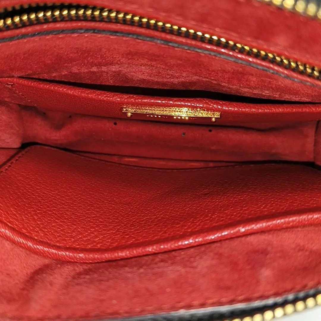 Miu Miu Miu Miu Red Cowhide Crossbody Bag Size ONE SIZE - 3 Thumbnail