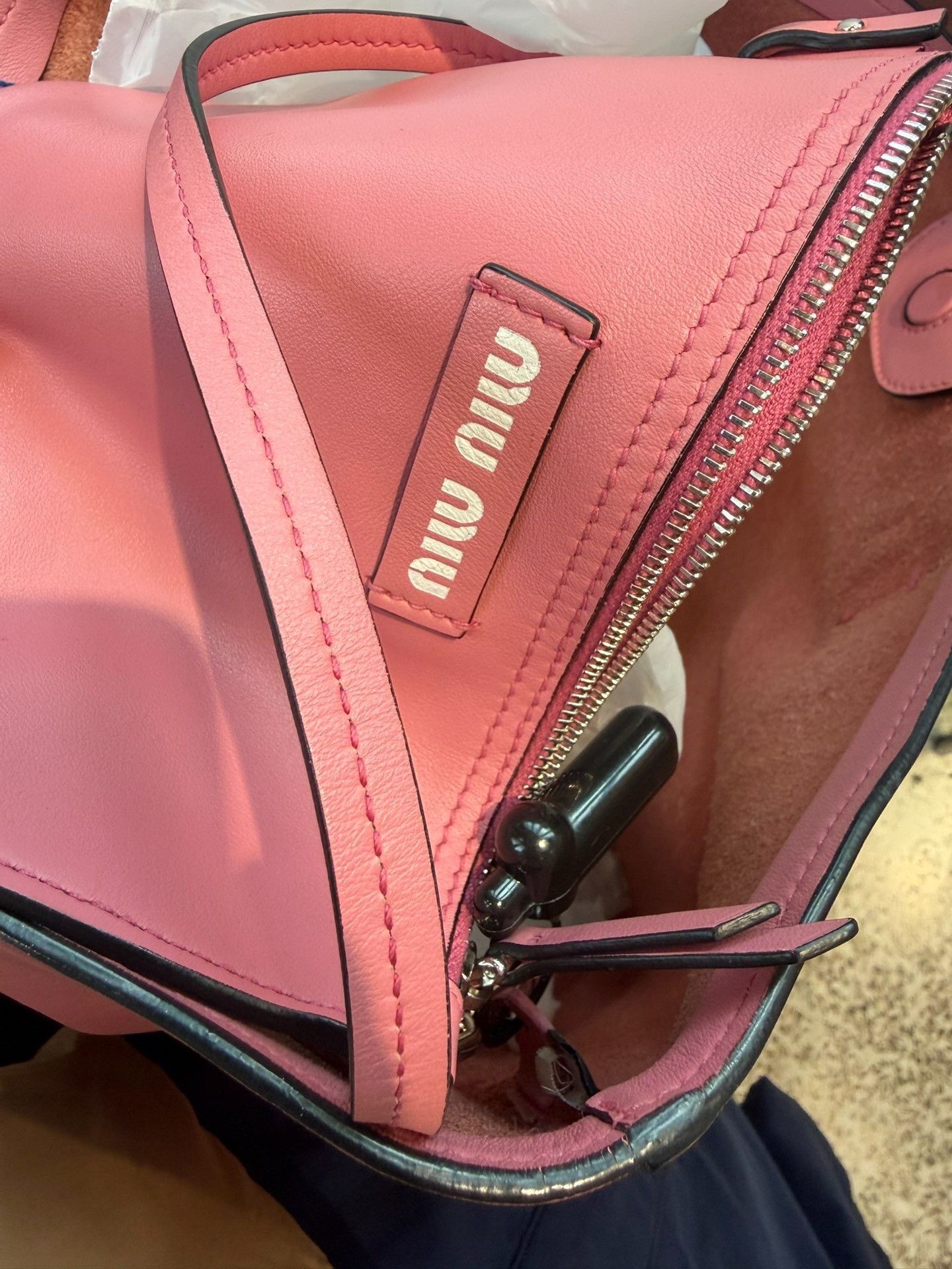 Miu Miu Miu Miu Grace Lux Leather Shoulder Bag Size ONE SIZE - 8 Thumbnail