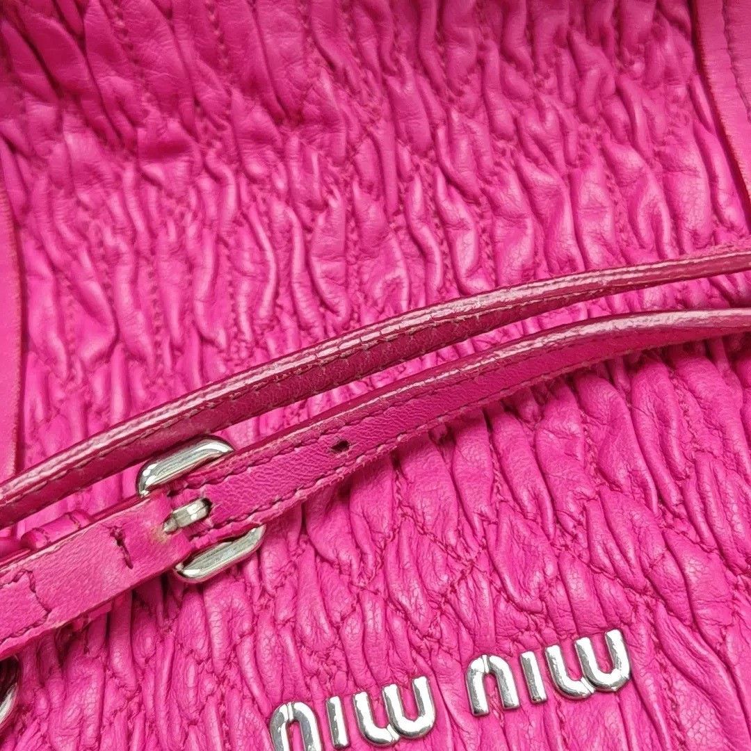 Miu Miu Miu Miu Quilted Lambskin Shoulder Bag Size ONE SIZE - 5 Thumbnail