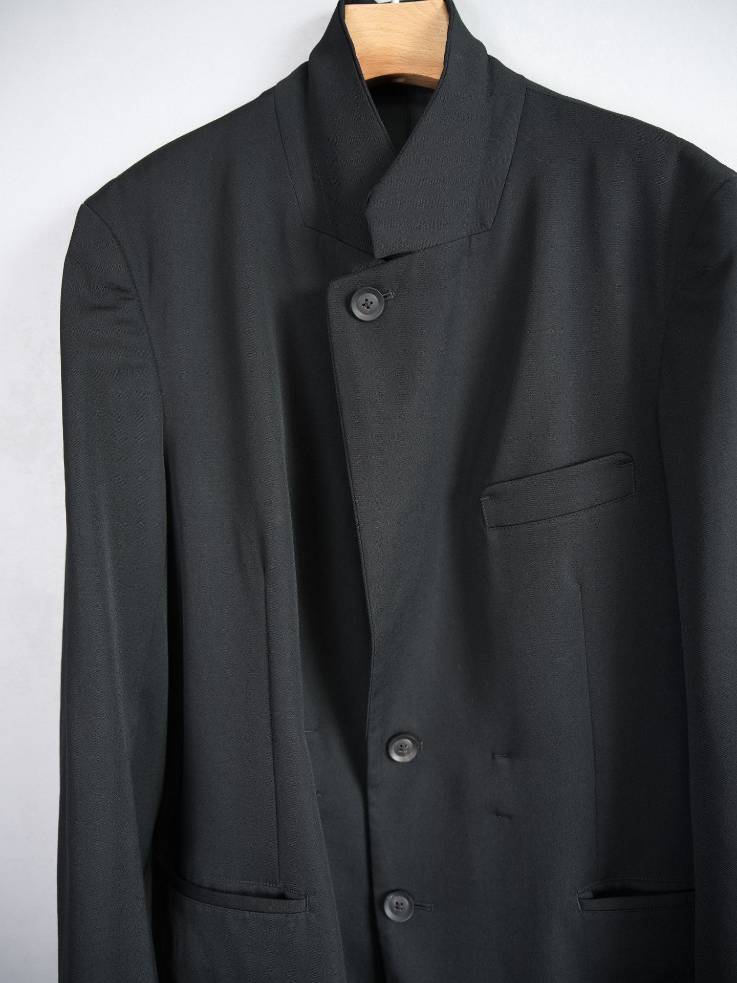Yohji Yamamoto Yohji Yamamoto 19AW Mafia Belted Jacket Size US L / EU 52-54 / 3 - 7 Thumbnail