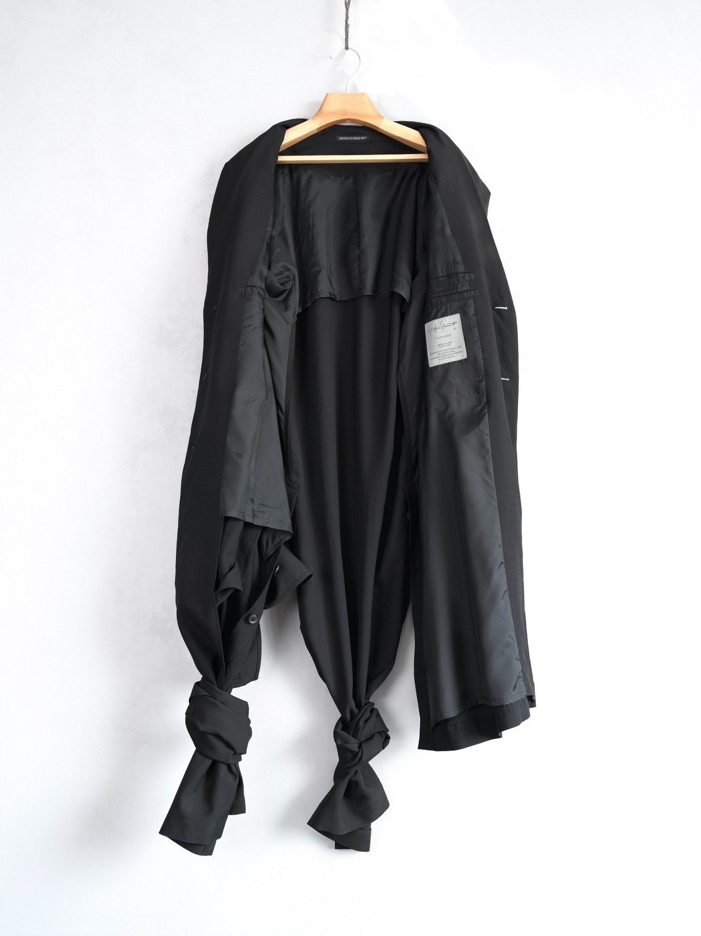 Yohji Yamamoto Yohji Yamamoto 24SS Asymmetric Rope Knot Coat Size US M / EU 48-50 / 2 - 4 Thumbnail