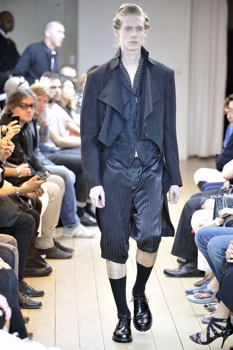 Yohji Yamamoto Yohji Yamamoto 11SS Deformed Collar Tuxedo Coat Size US M / EU 48-50 / 2 - 2 Thumbnail