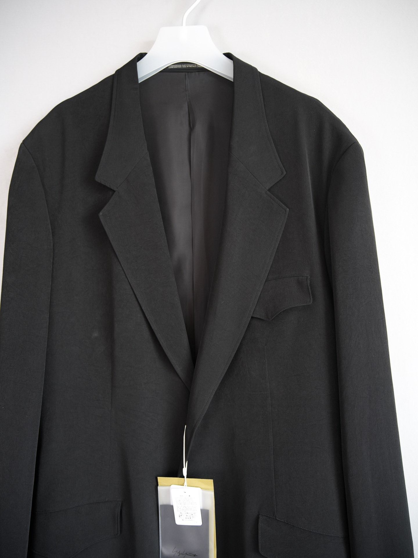 Yohji Yamamoto Yohji Yamamoto 24AW Tuxedo Back Pleat Coat Size L / US 10 / IT 46 - 5 Thumbnail