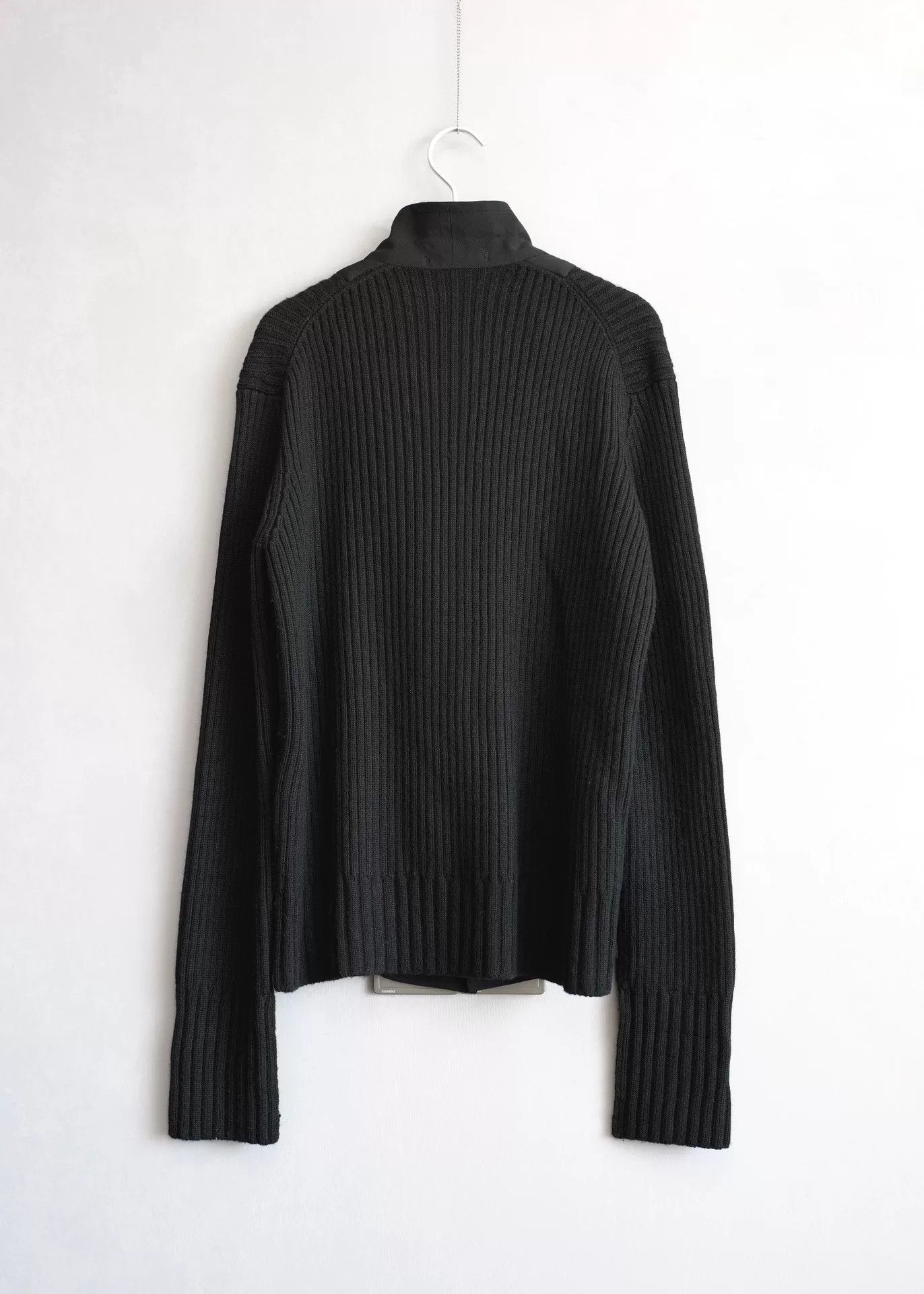 Yohji Yamamoto Yohji Yamamoto 02AW Runway Knit Coat Size US L / EU 52-54 / 3 - 6 Thumbnail