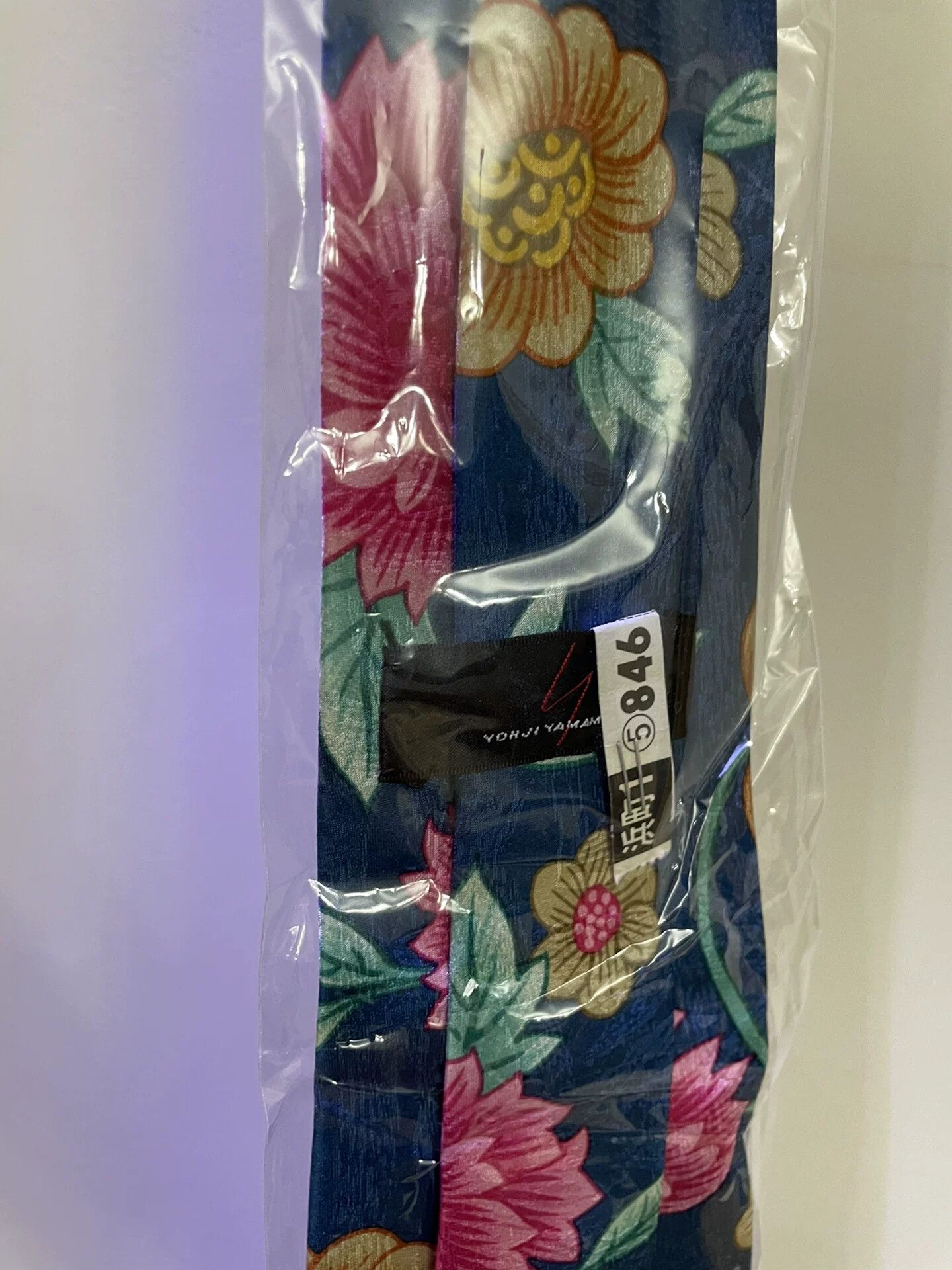Yohji Yamamoto Yohji Yamamoto Silk Floral Tie Size ONE SIZE - 6 Thumbnail
