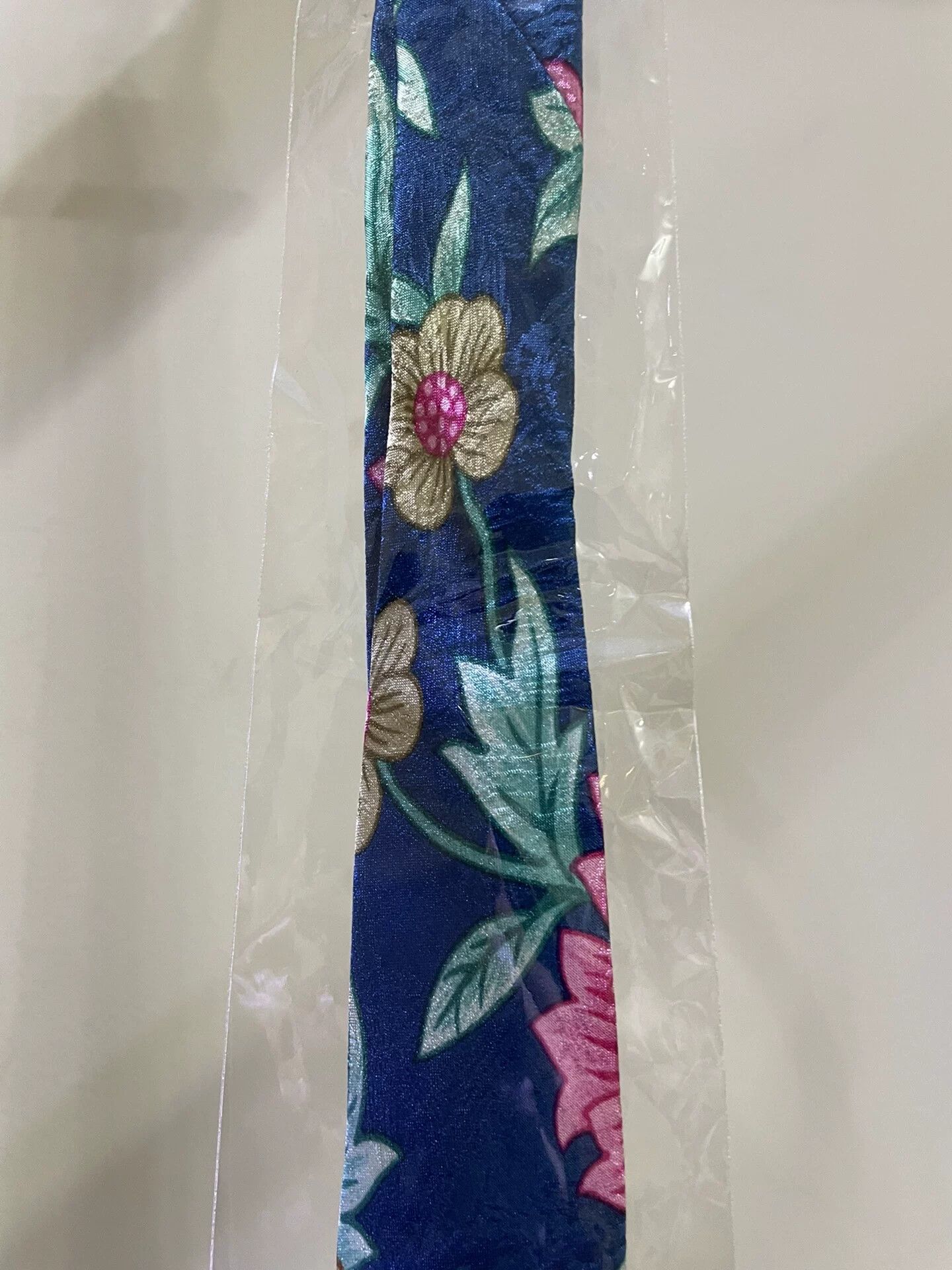 Yohji Yamamoto Yohji Yamamoto Silk Floral Tie Size ONE SIZE - 2 Thumbnail