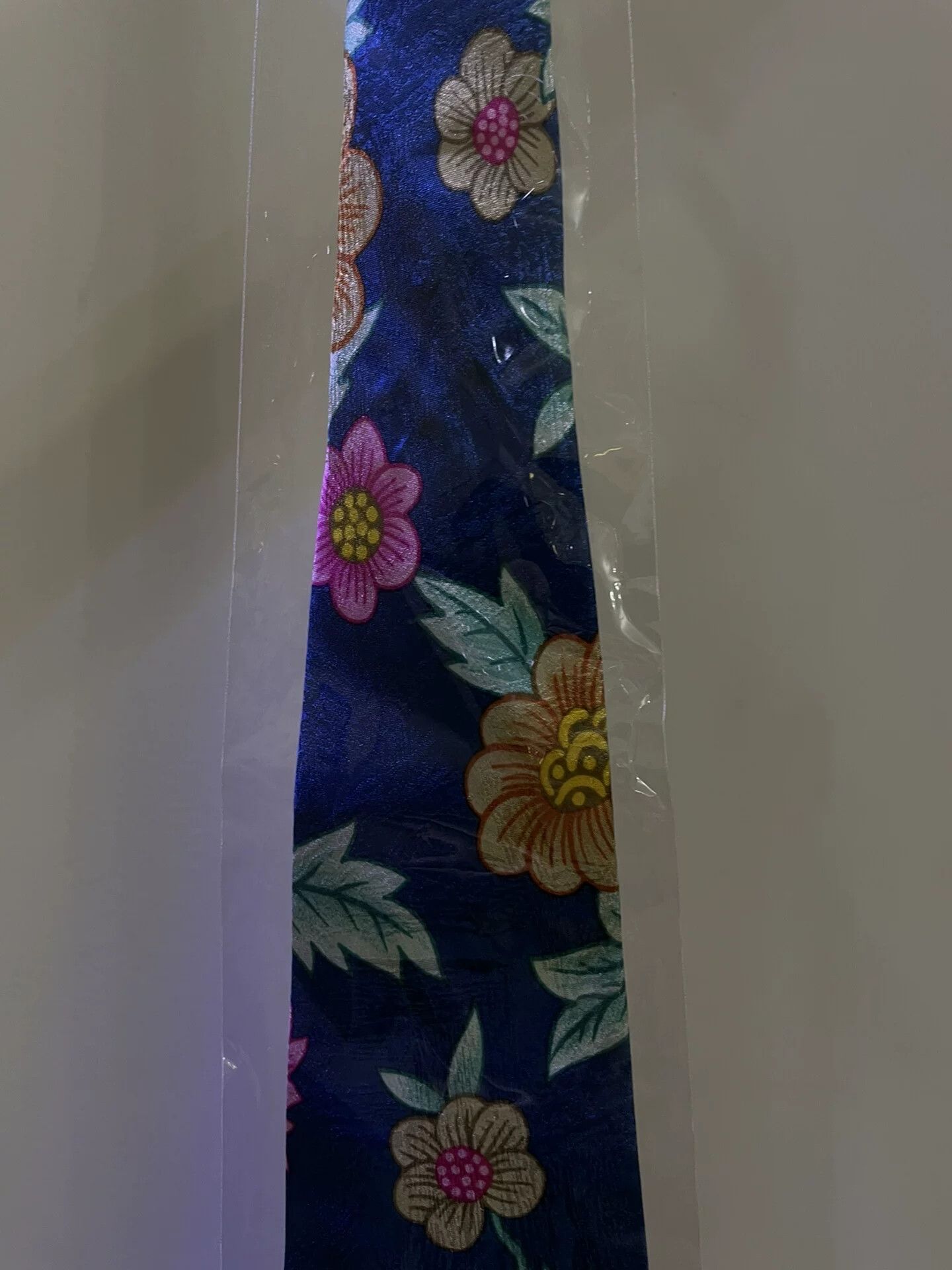 Yohji Yamamoto Yohji Yamamoto Silk Floral Tie Size ONE SIZE - 4 Thumbnail