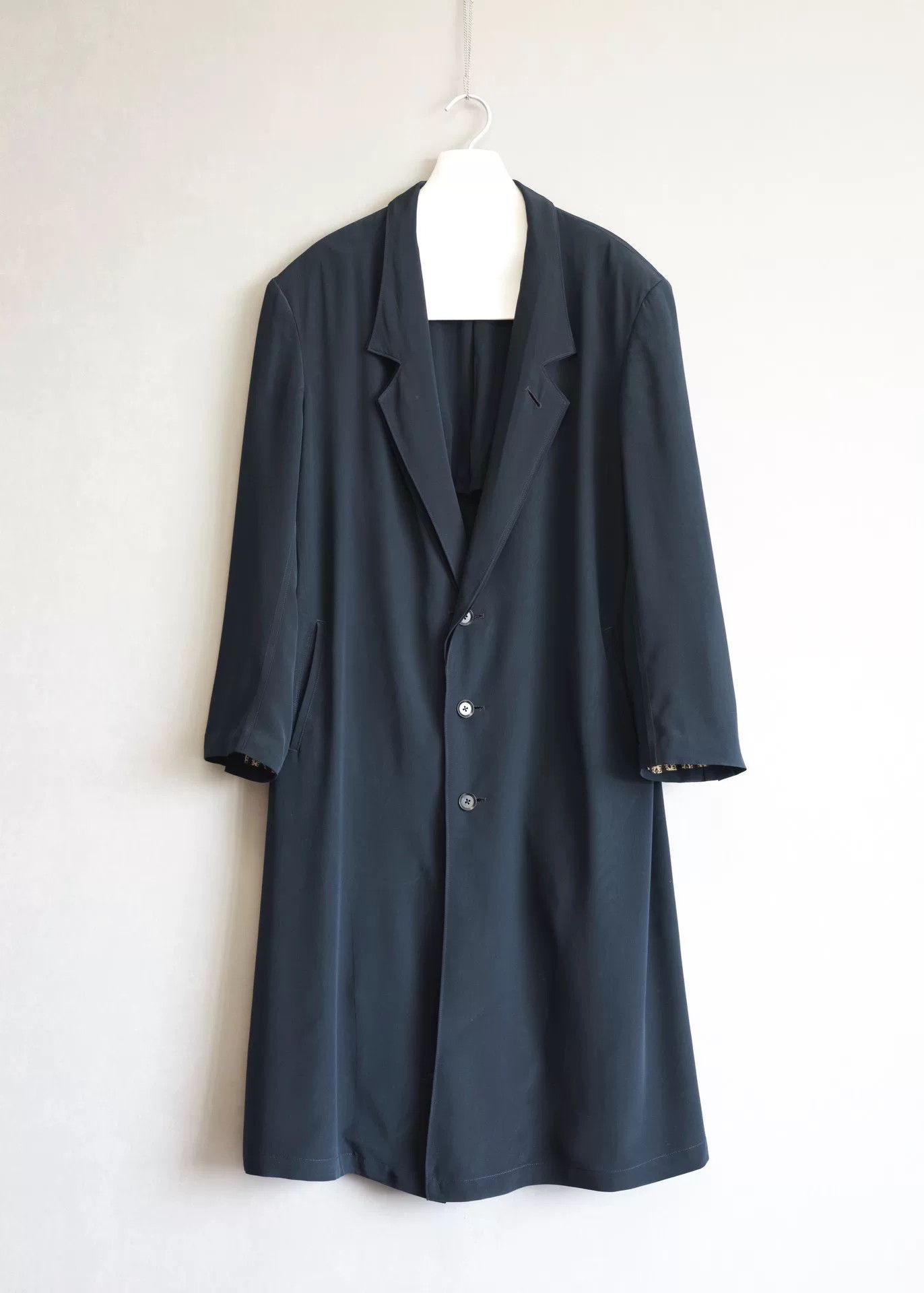Yohji Yamamoto Yohji Yamamoto 23SS Silk Double-Collar Coat Size US M / EU 48-50 / 2 - 4 Thumbnail
