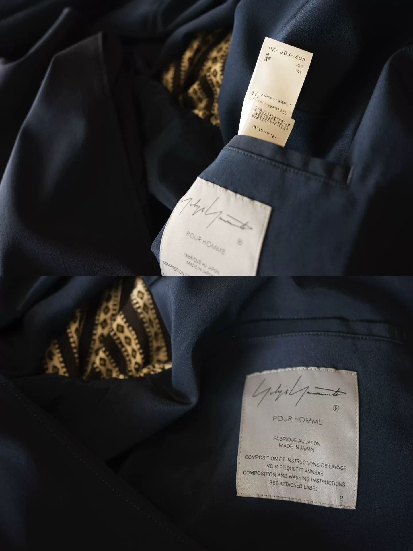 Yohji Yamamoto Yohji Yamamoto 23SS Silk Double-Collar Coat Size US M / EU 48-50 / 2 - 9 Thumbnail