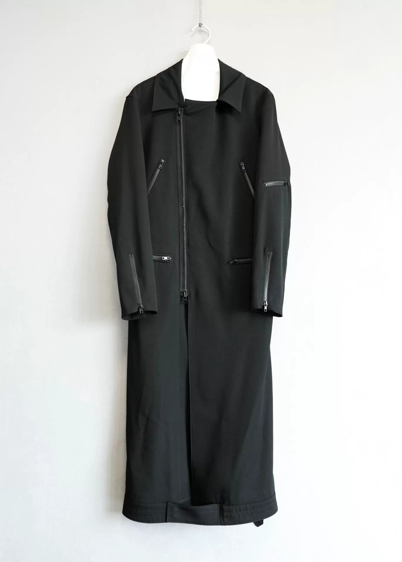 Yohji Yamamoto Yohji Yamamoto 20SS Zip Biker Wool Coat Size US S / EU 44-46 / 1 - 3 Thumbnail